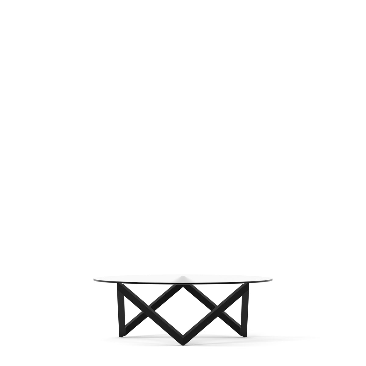 Englesson Bord Dark Oak Sirius Soffbord Ø120 1420DO #Variant_Svart Metall