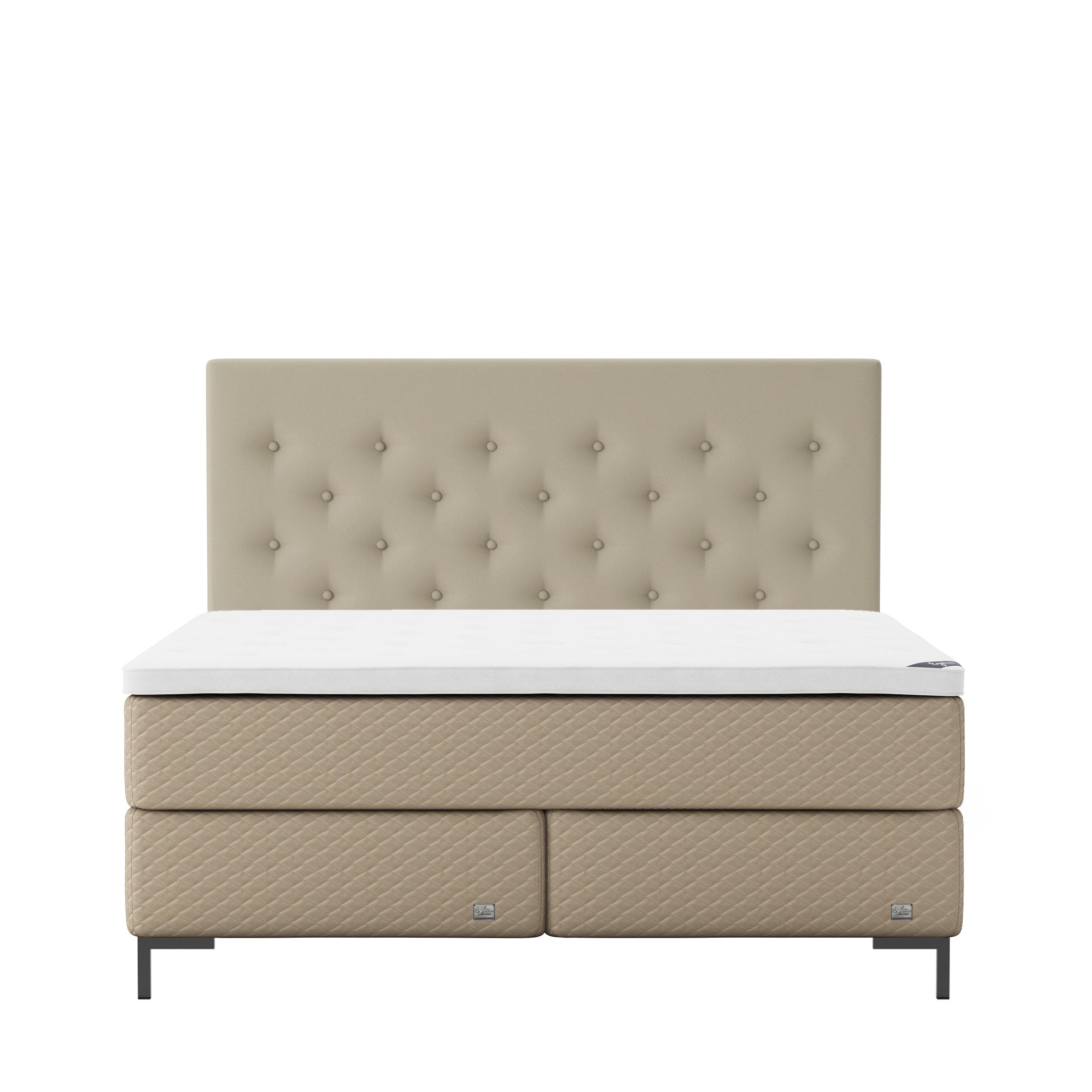 Englesson Beds Almond / 90 x 200 Impression Kontinental High Frame IC90M20 #Variant_Almond