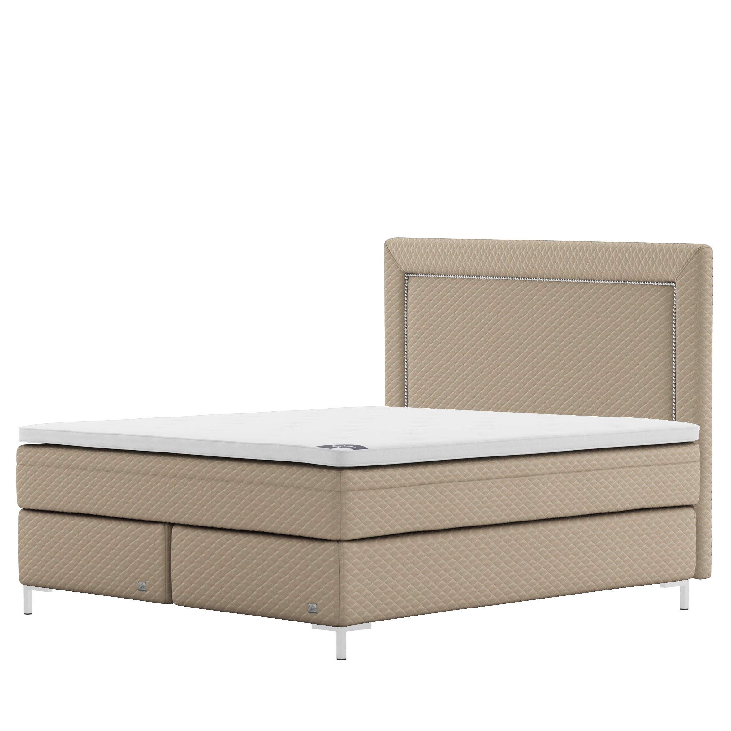 Englesson Beds Kontinentalsäng Master Kontinental High Frame #Variant_Almond