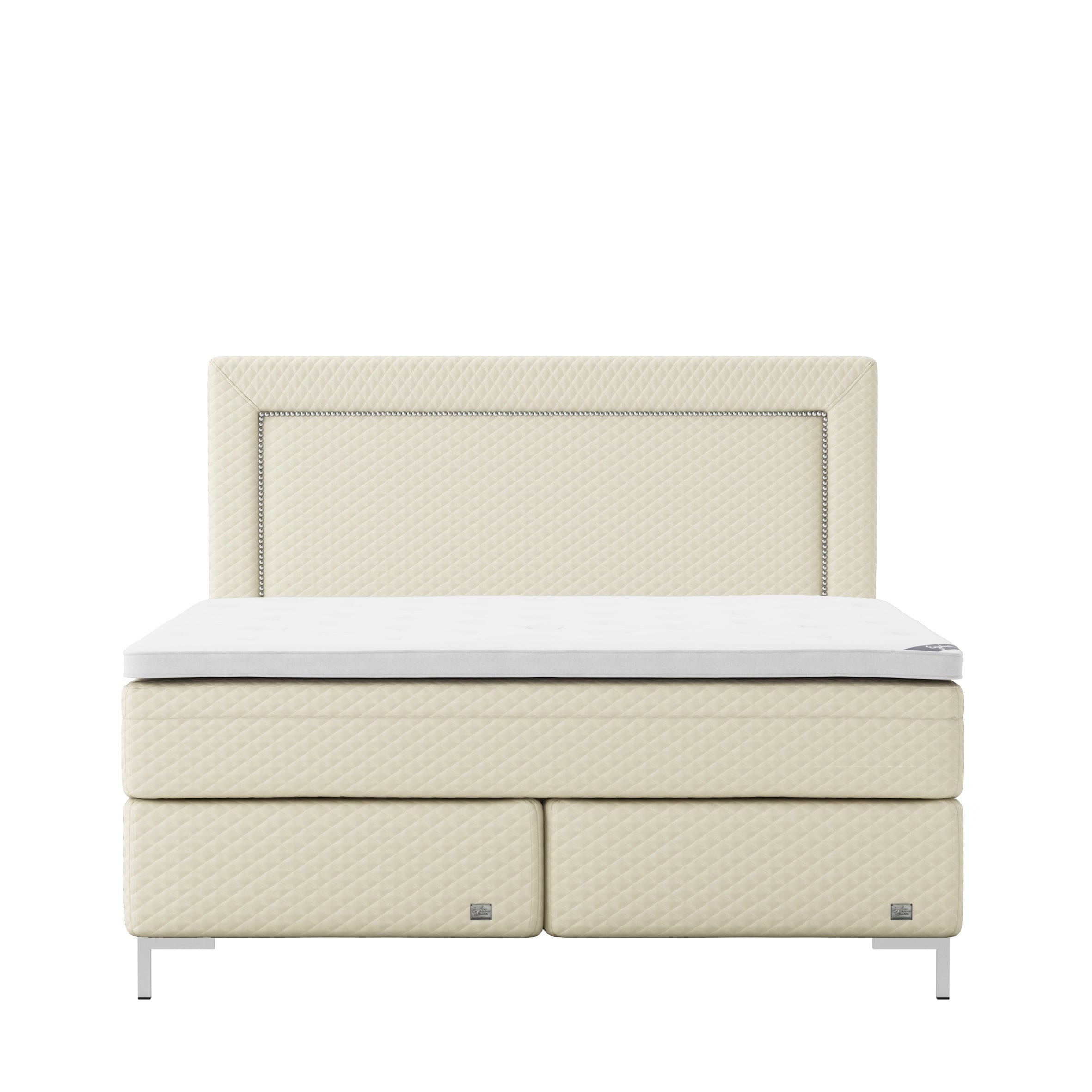 Englesson Beds Kontinentalsäng Pearl / 160 x 200 / Flexibel Master Kontinental High Frame MC16020 #Variant_Pearl