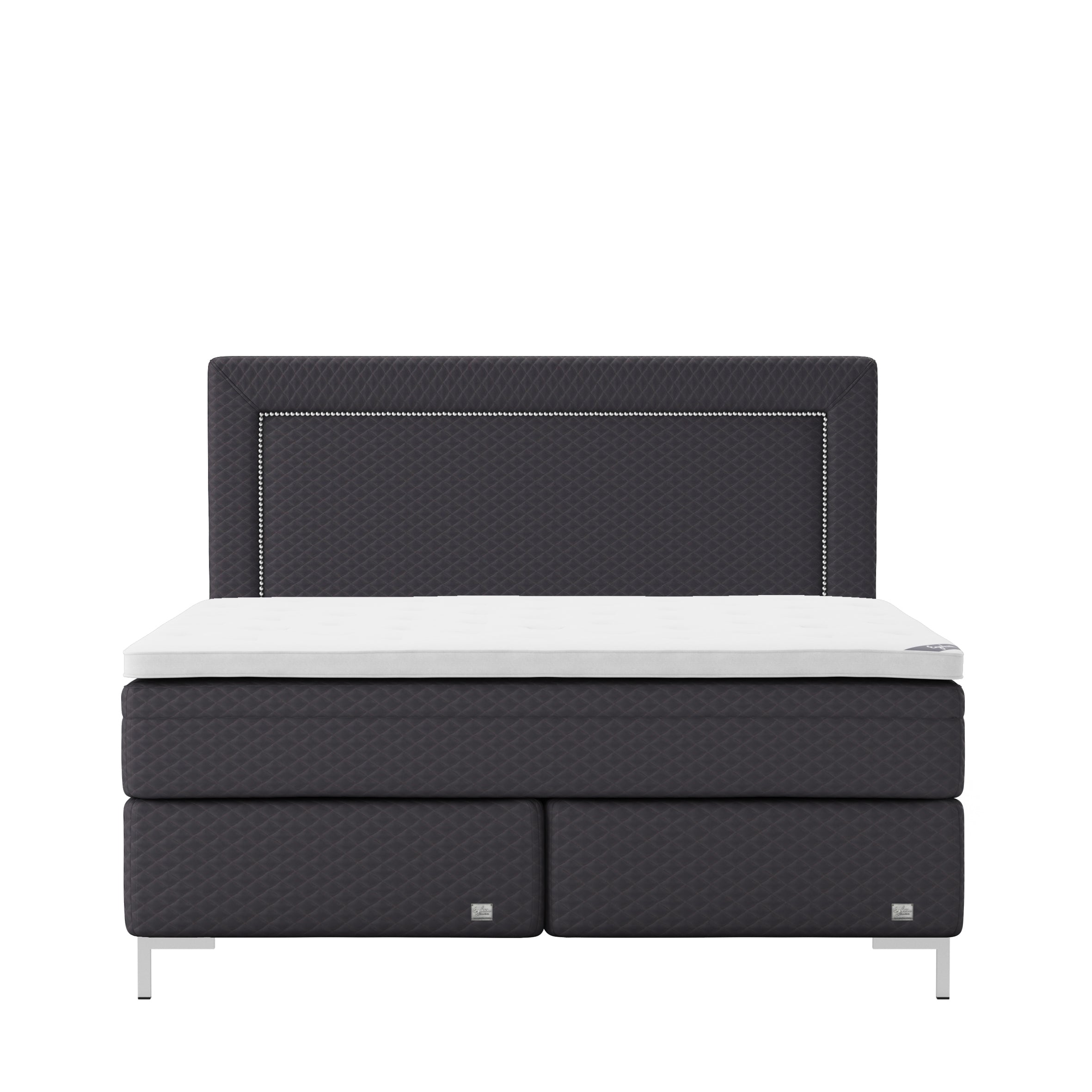 Englesson Beds Kontinentalsäng Graphite / 160 x 200 / Flexibel Master Kontinental High Frame MC16020 #Variant_Graphite