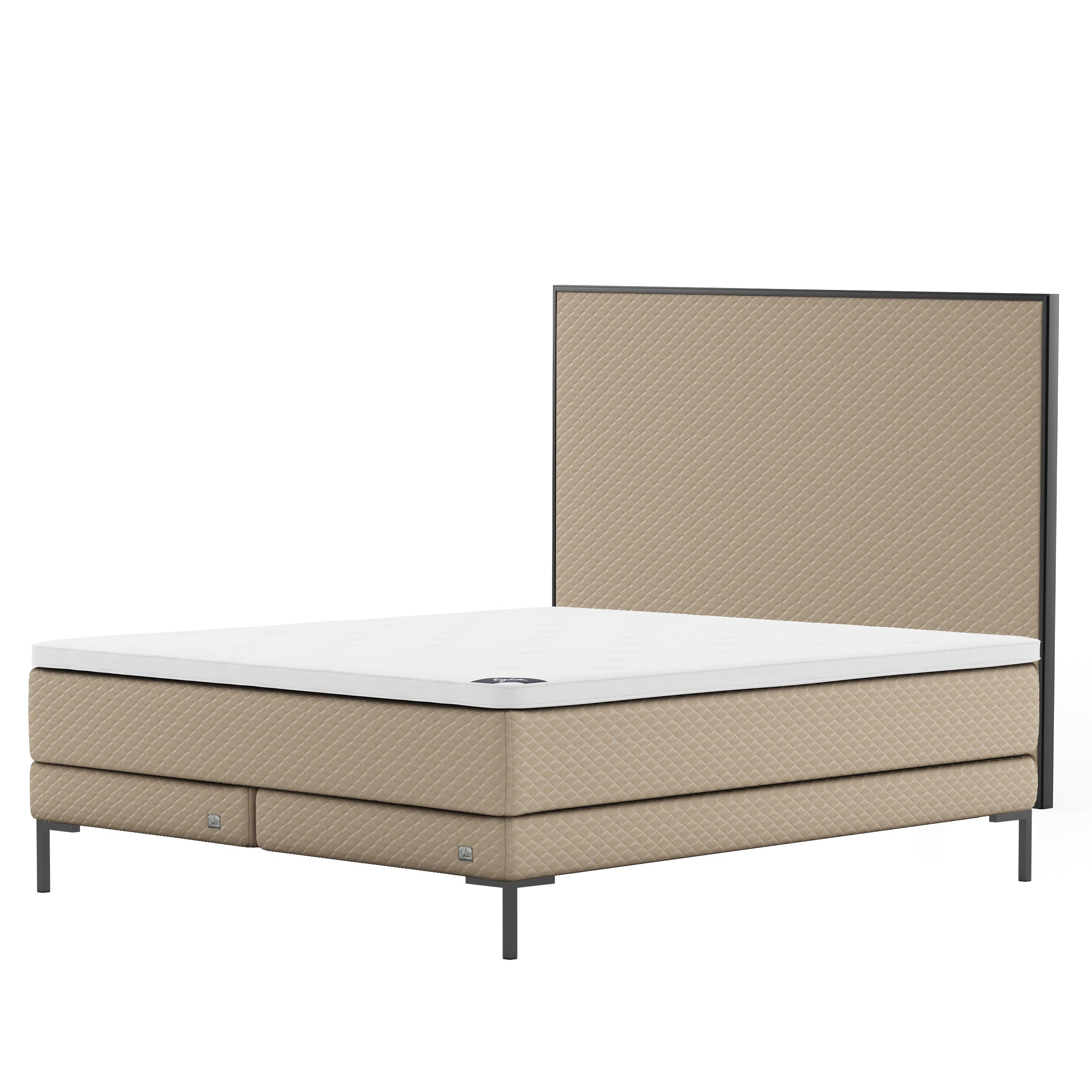 Englesson Beds Kontinentalsäng Superior Kontinental Low Frame #Variant_Almond