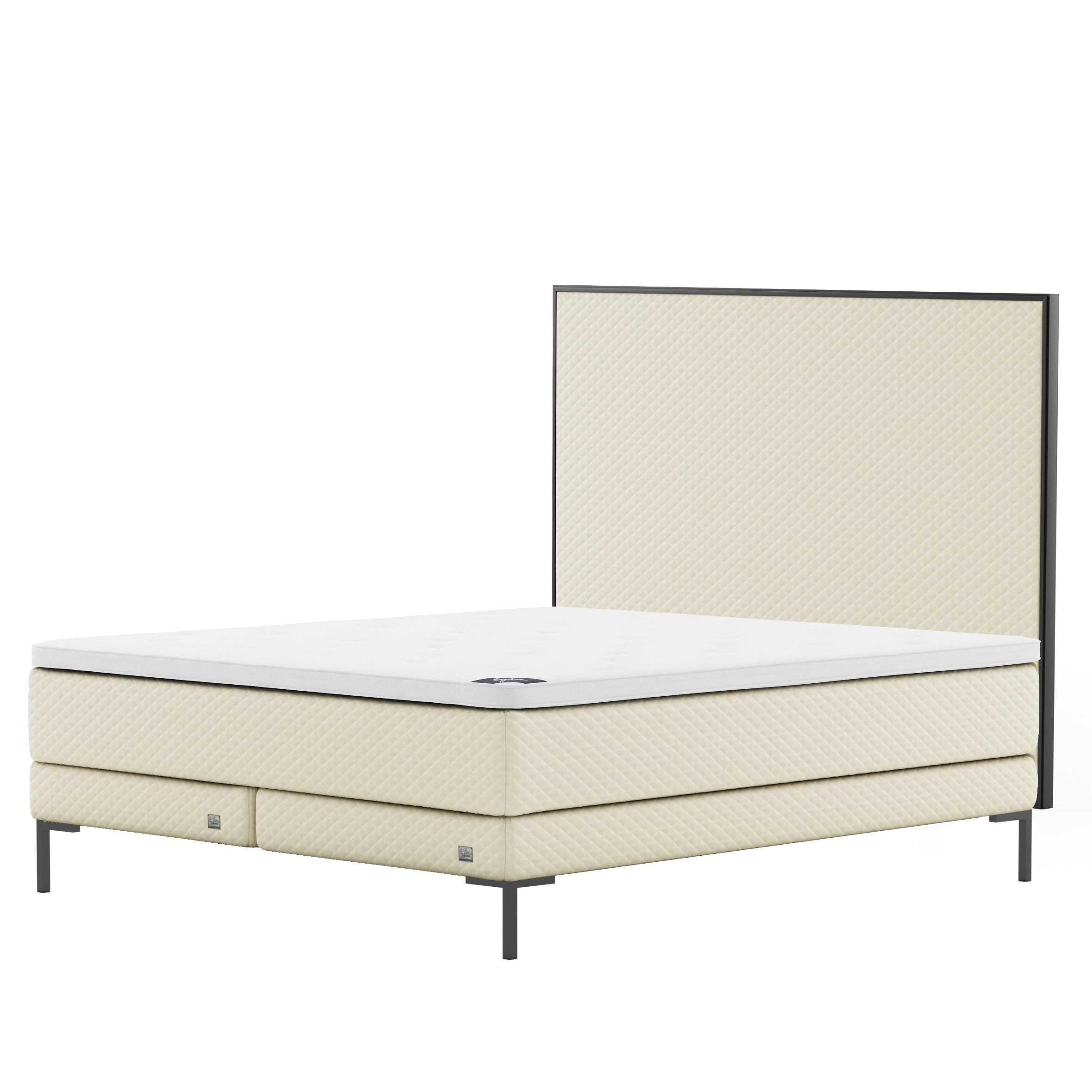 Englesson Beds Kontinentalsäng Superior Kontinental Low Frame #Variant_Pearl