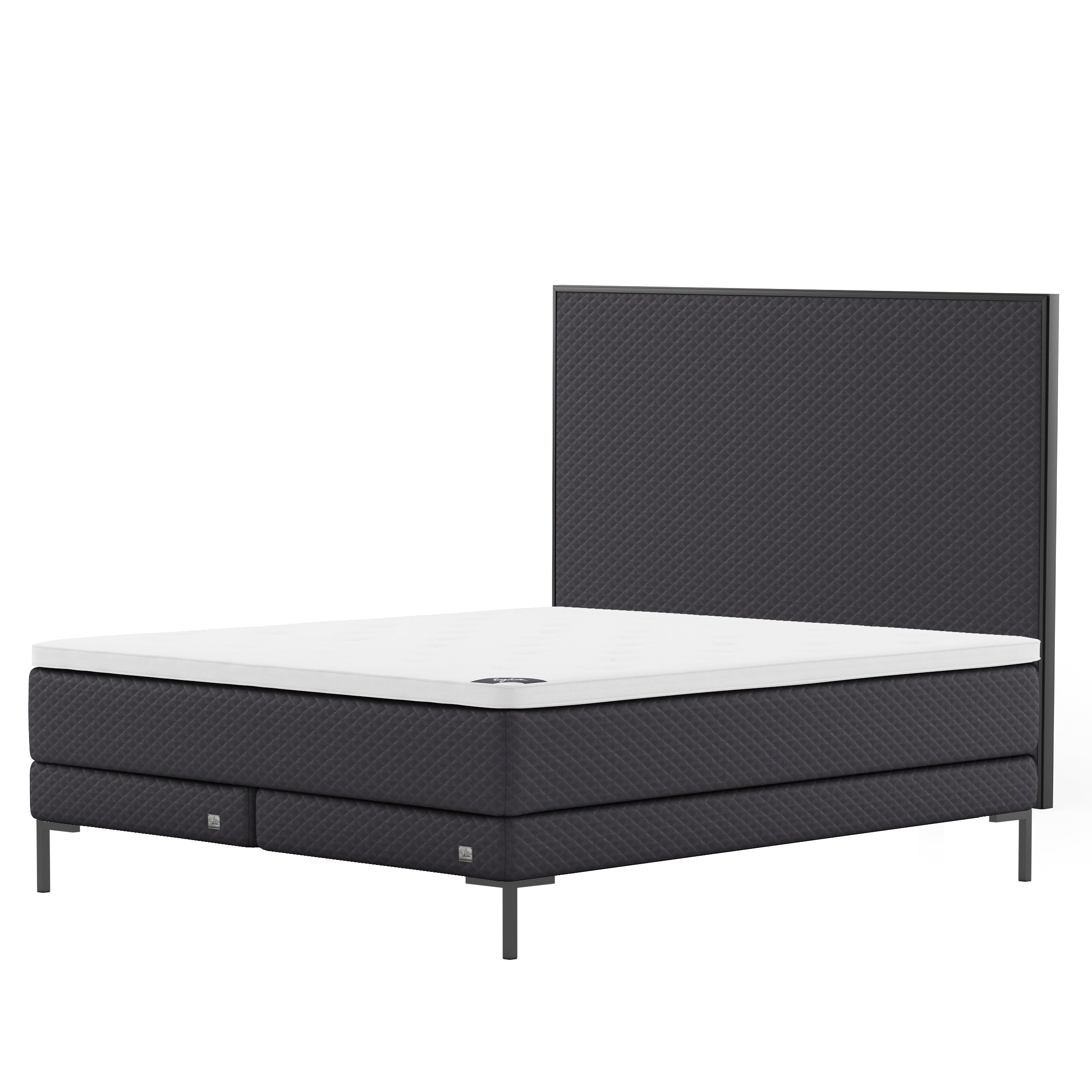 Englesson Beds Kontinentalsäng Superior Kontinental Low Frame #Variant_Graphite