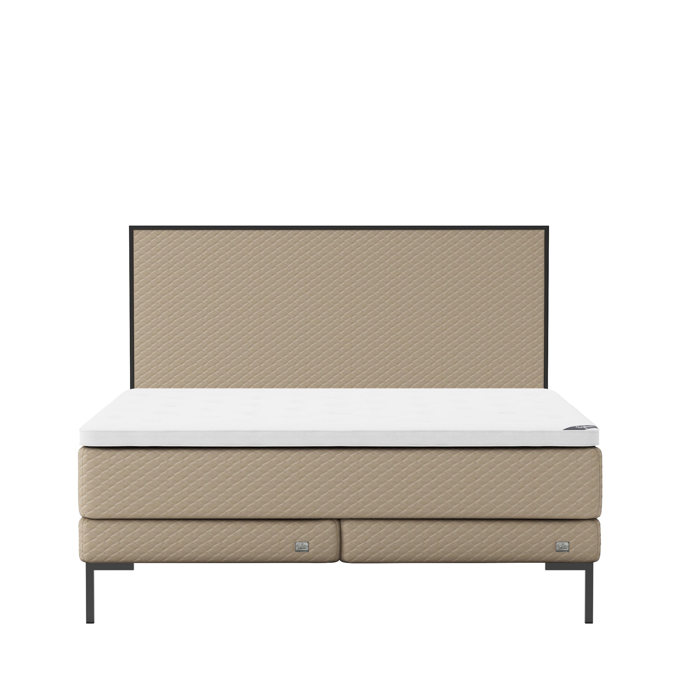 Englesson Beds Kontinentalsäng Almond / 90 x 200 Superior Kontinental Low Frame SL90M20 #Variant_Almond