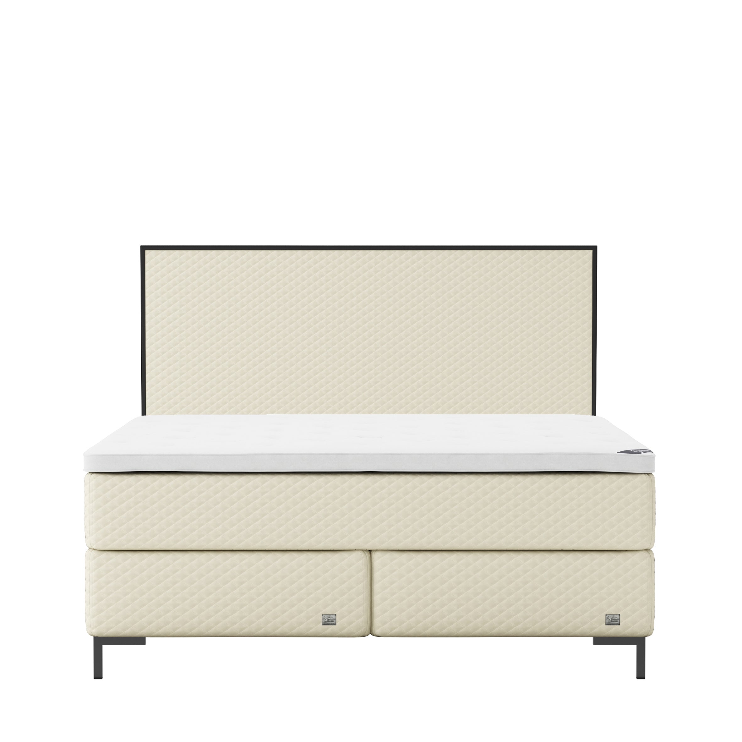 Englesson Beds Pearl / 160 x 200 Superior Kontinental High Frame SC160MF20 #Variant_Pearl 