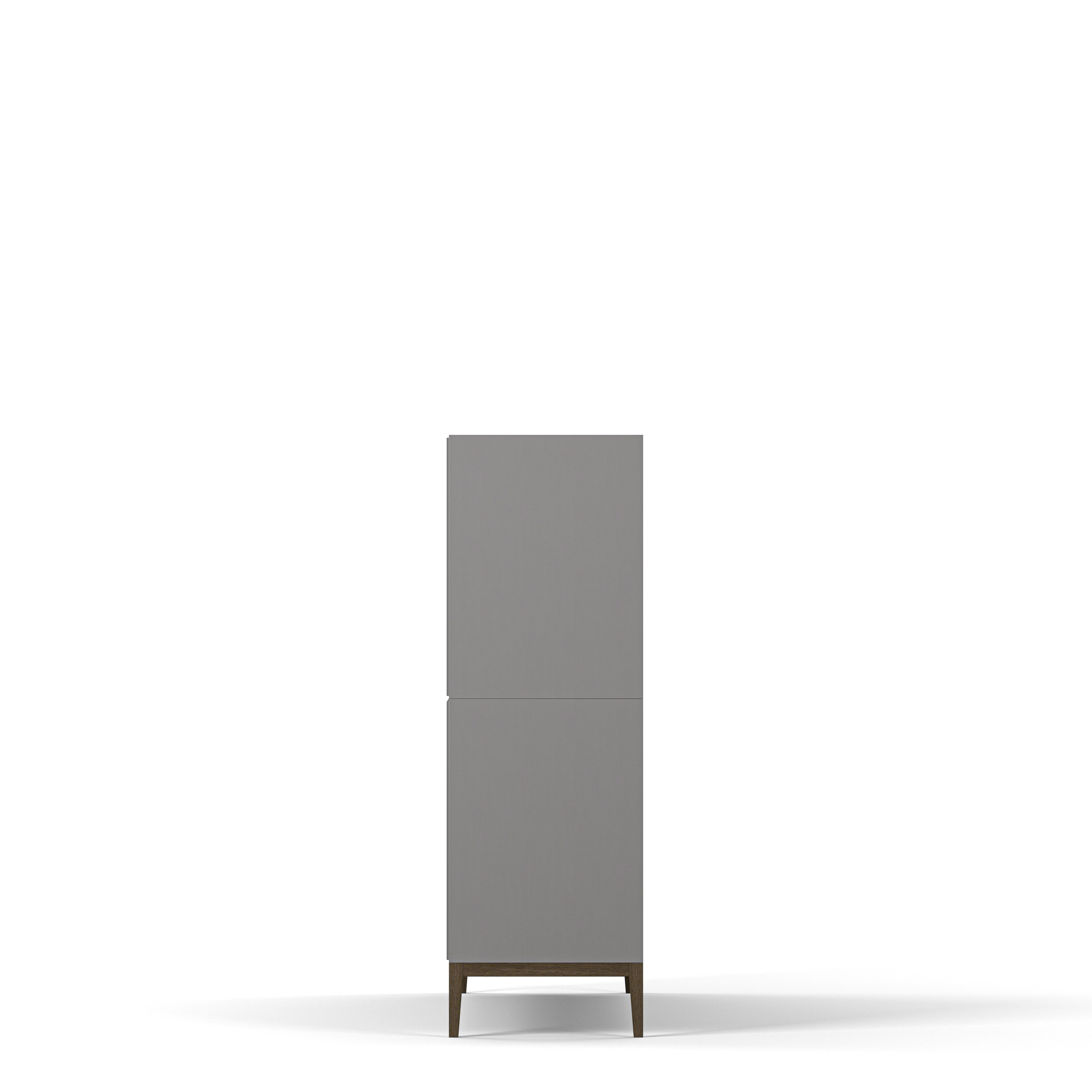 Englesson Bokhyllor Edge 2.0 Bokhylla 3 Hyllor, 2-Sektion #Variant_Grey Brushed & Burned Walnut