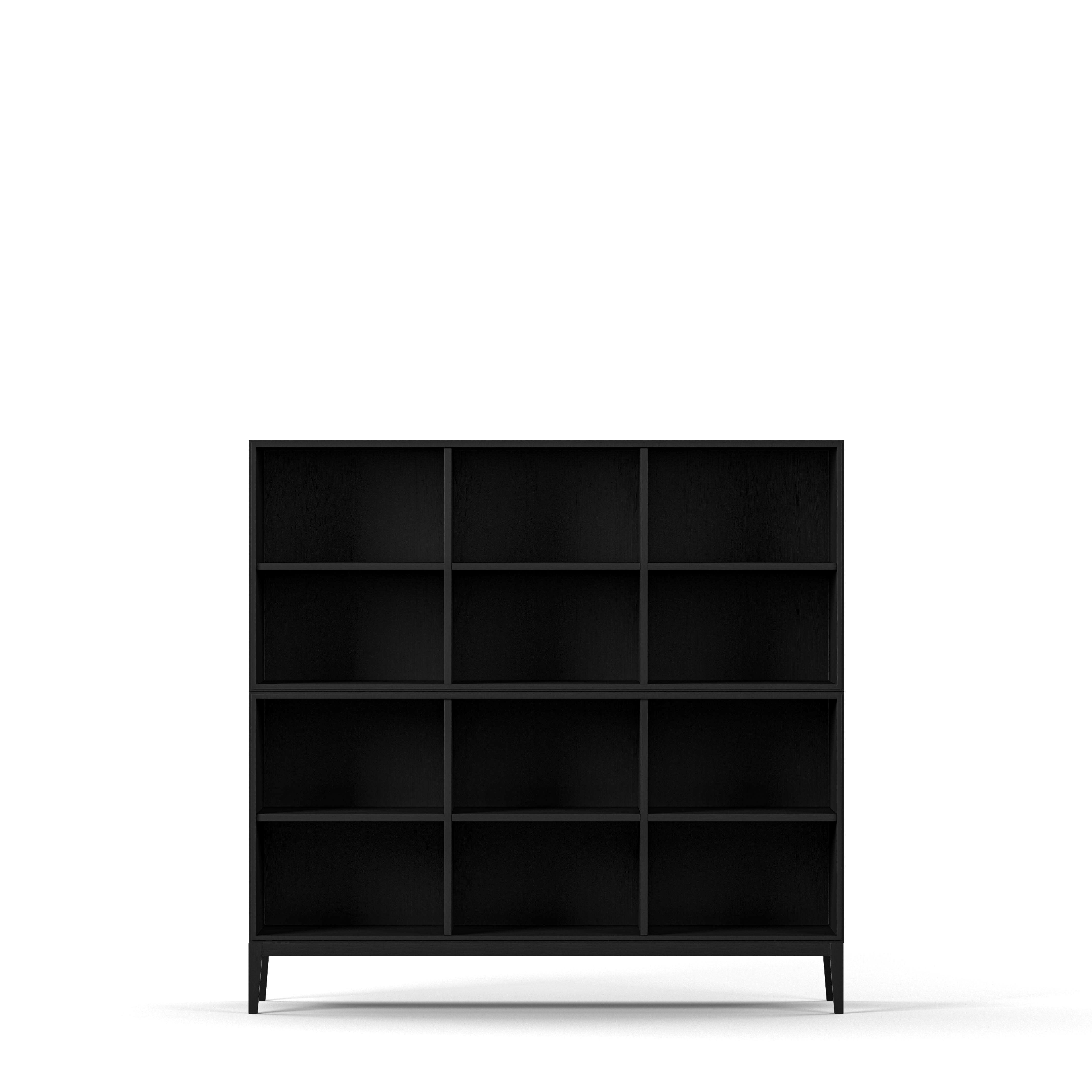 Edge 2.0 Bookcase 3 Shelves, 2-Section