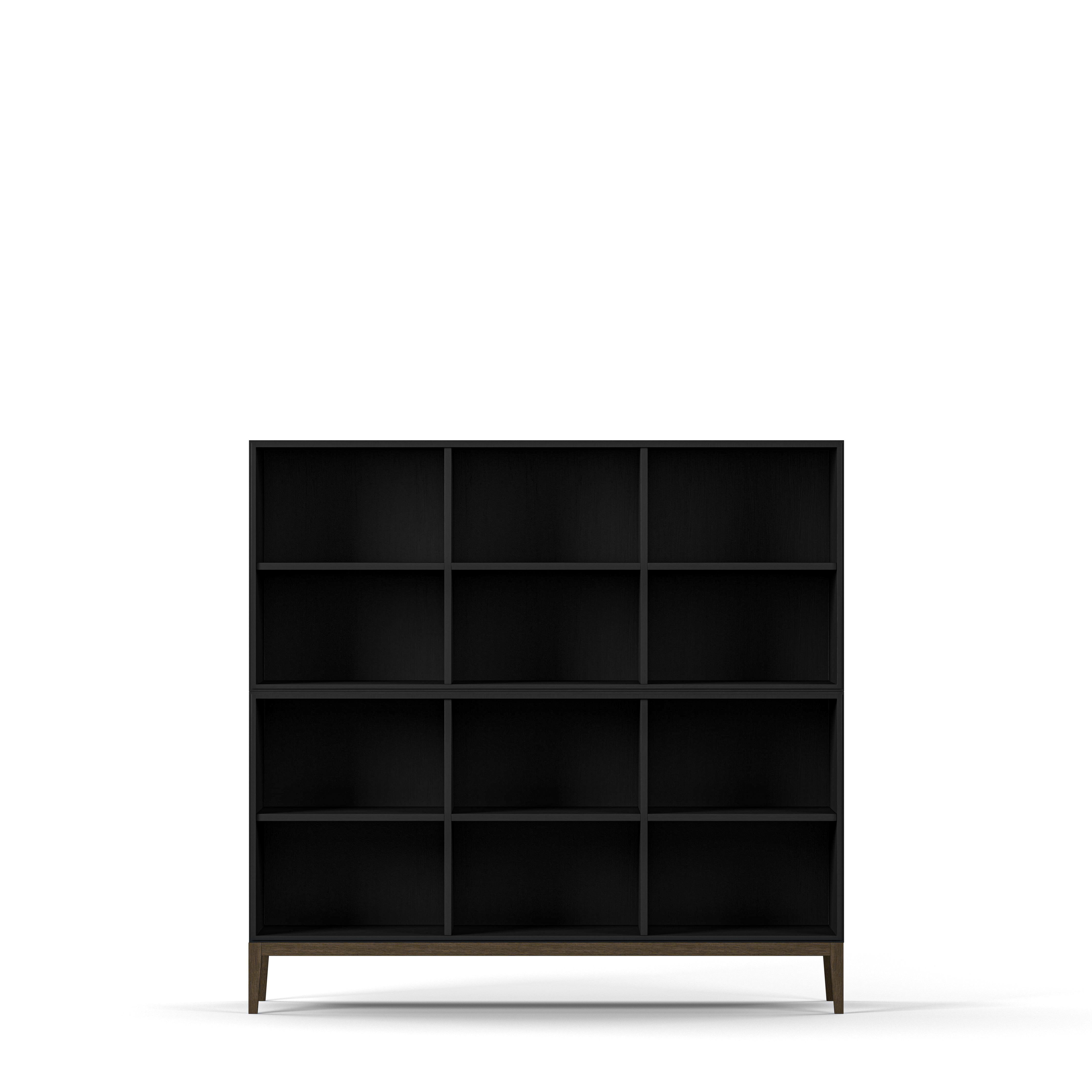 Edge 2.0 Bookcase 3 Shelves, 2-Section