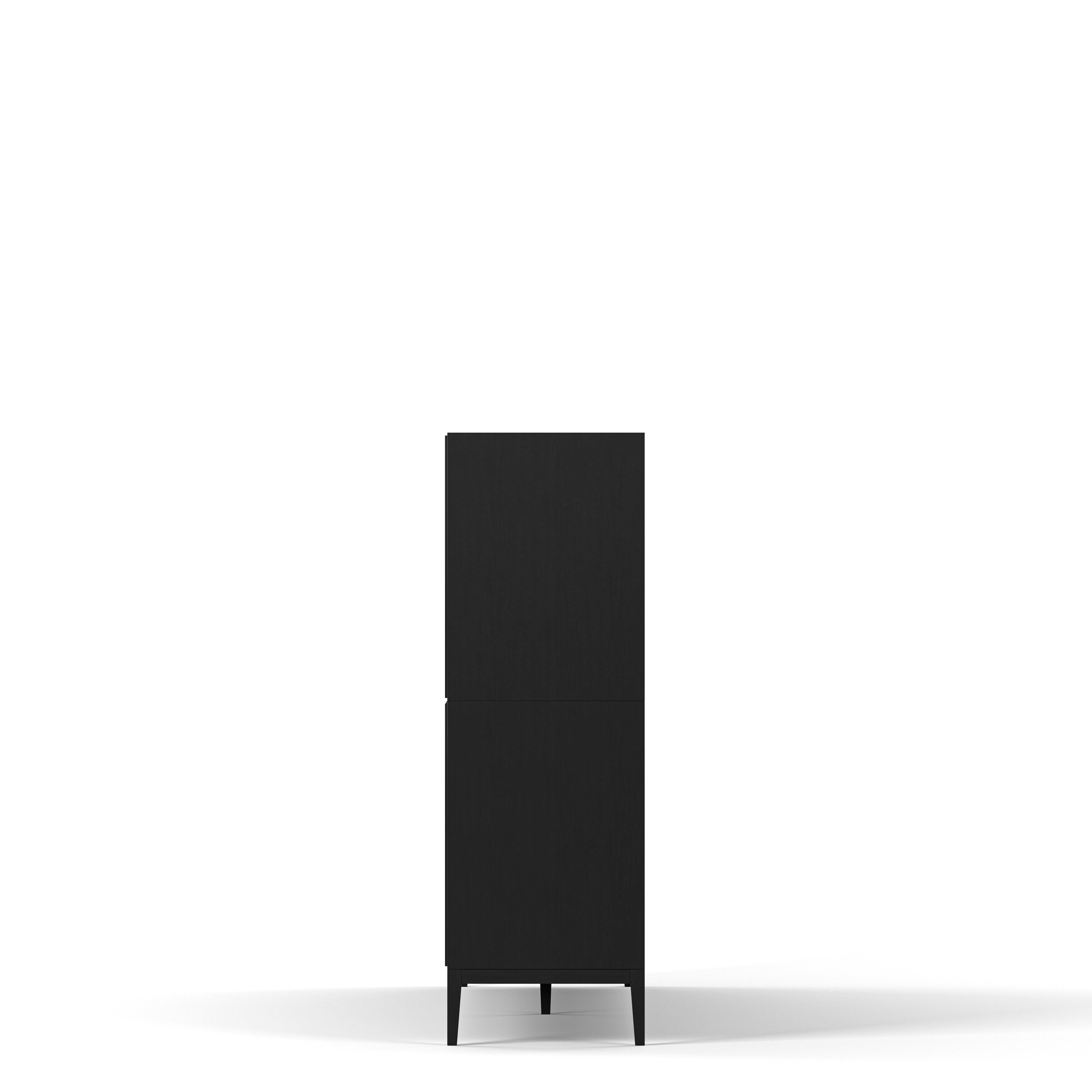 Englesson Bokhyllor Edge 2.0 Bokhylla 4 Hyllor, 2-Sektion#Variant_Black Brushed