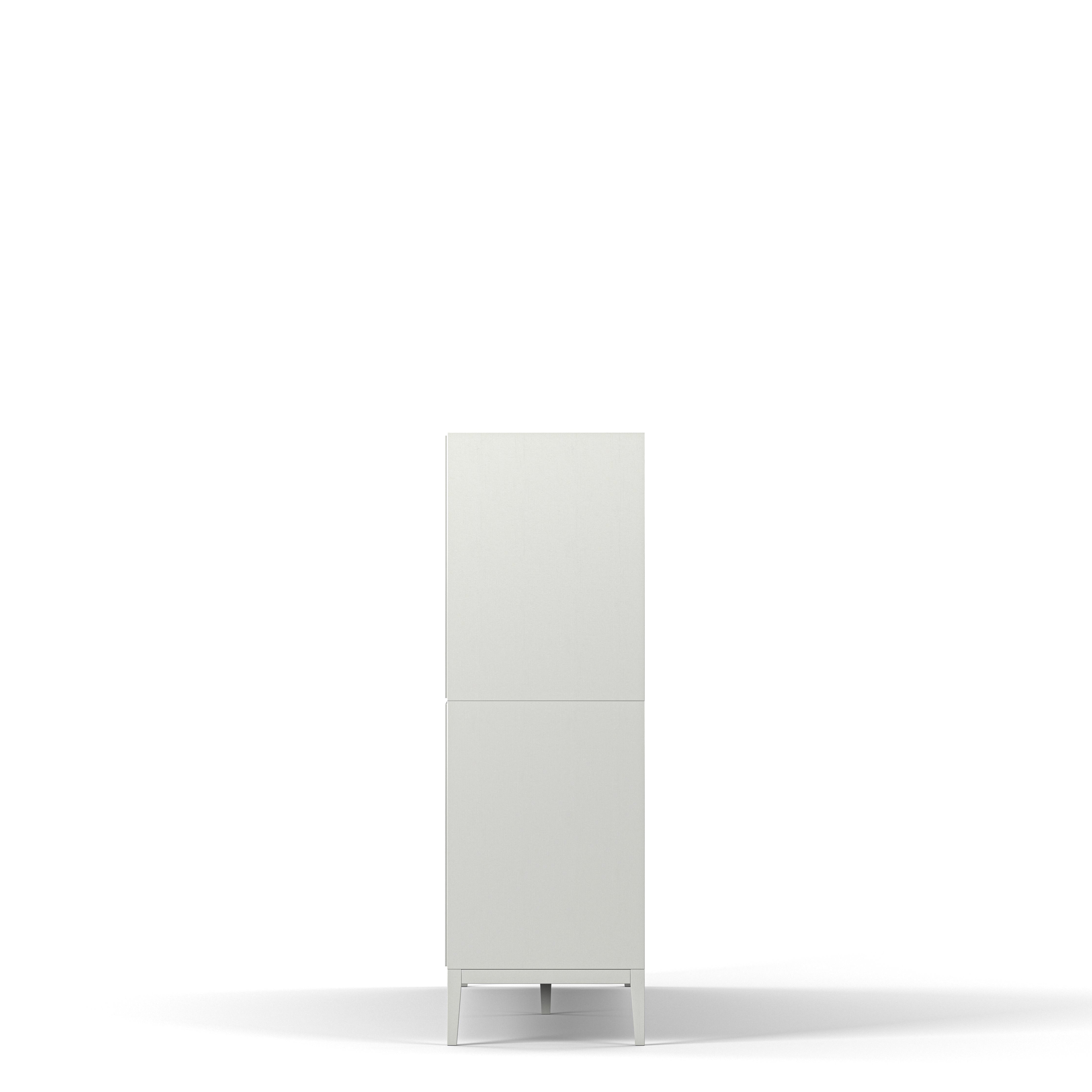 Englesson Bokhyllor Edge 2.0 Bokhylla 4 Hyllor, 2-Sektion #Variant_White