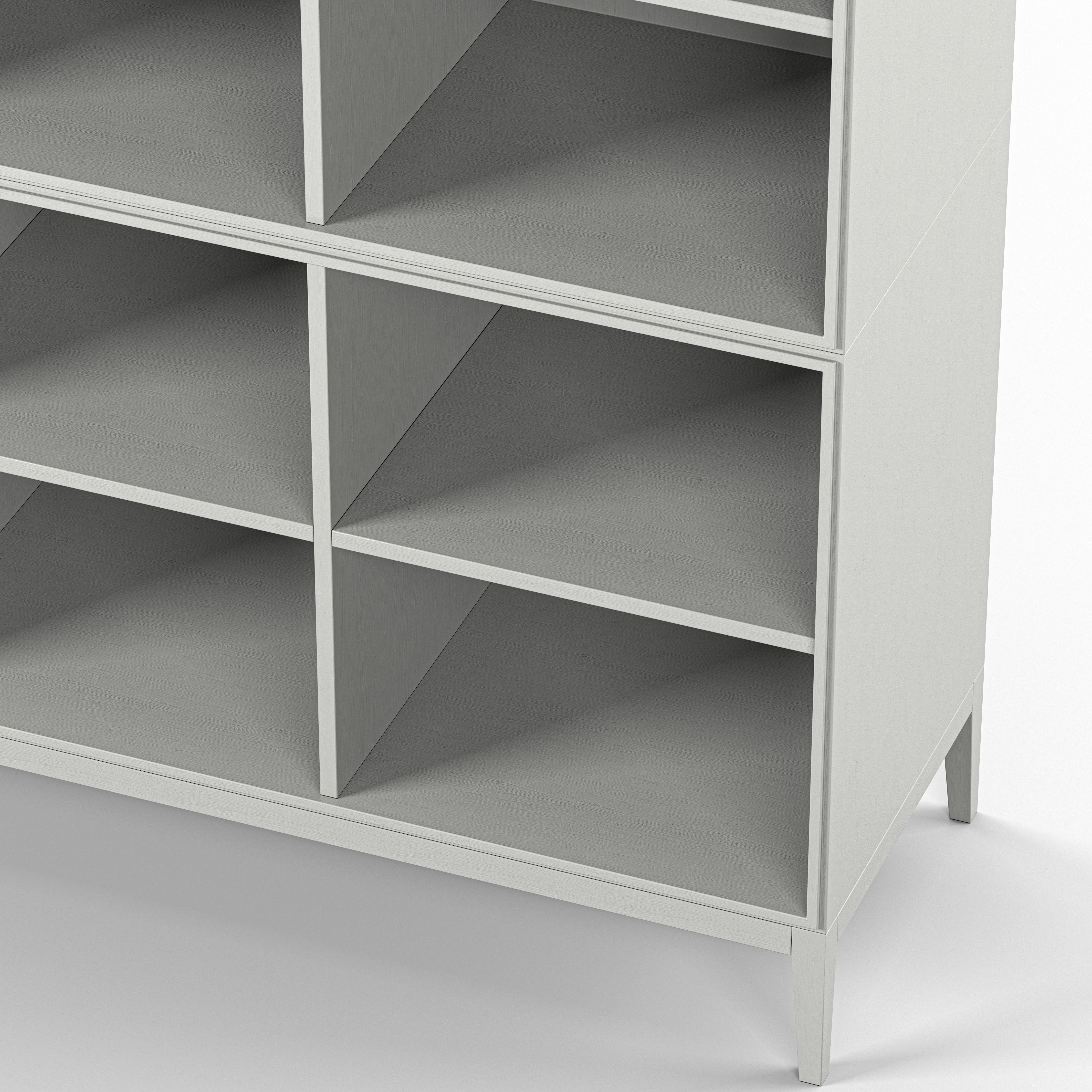 Englesson Bokhyllor Edge 2.0 Bokhylla 4 Hyllor, 2-Sektion #Variant_White