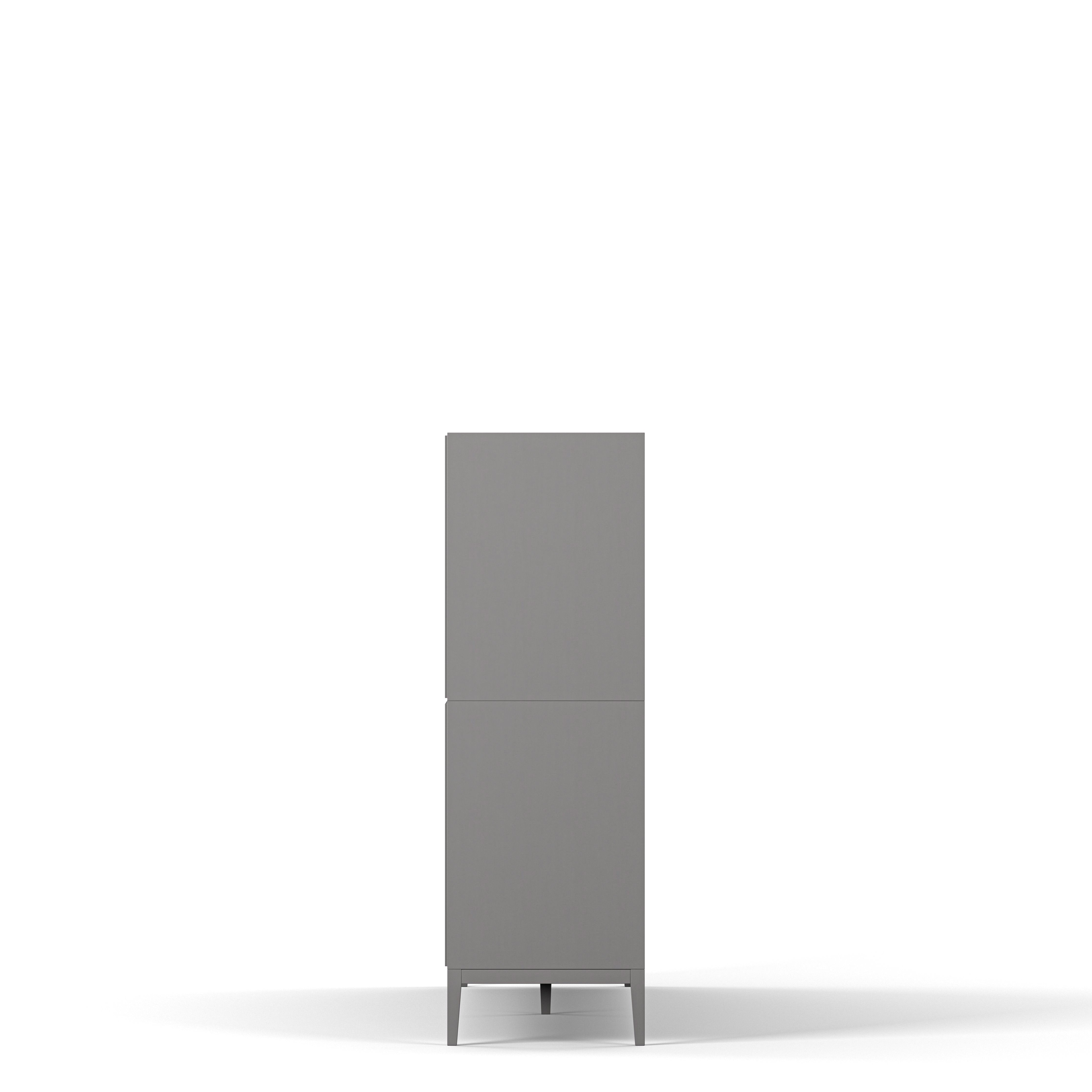 Englesson Bokhyllor Edge 2.0 Bokhylla 4 Hyllor, 2-Sektion #Variant_Grey Brushed