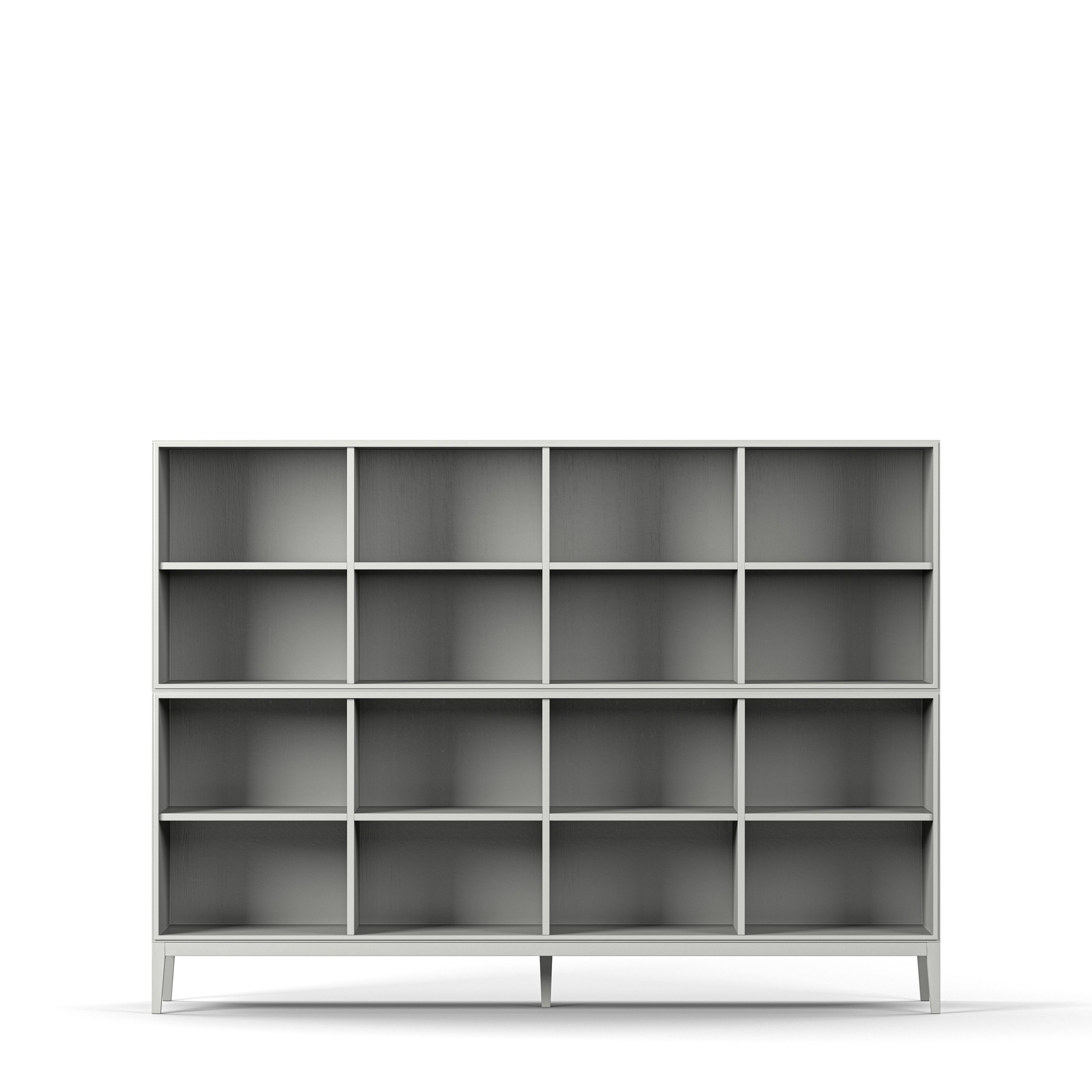 Englesson Bokhyllor White Edge 2.0 Bokhylla 4 Hyllor, 2-Sektion 7214DB #Variant_White