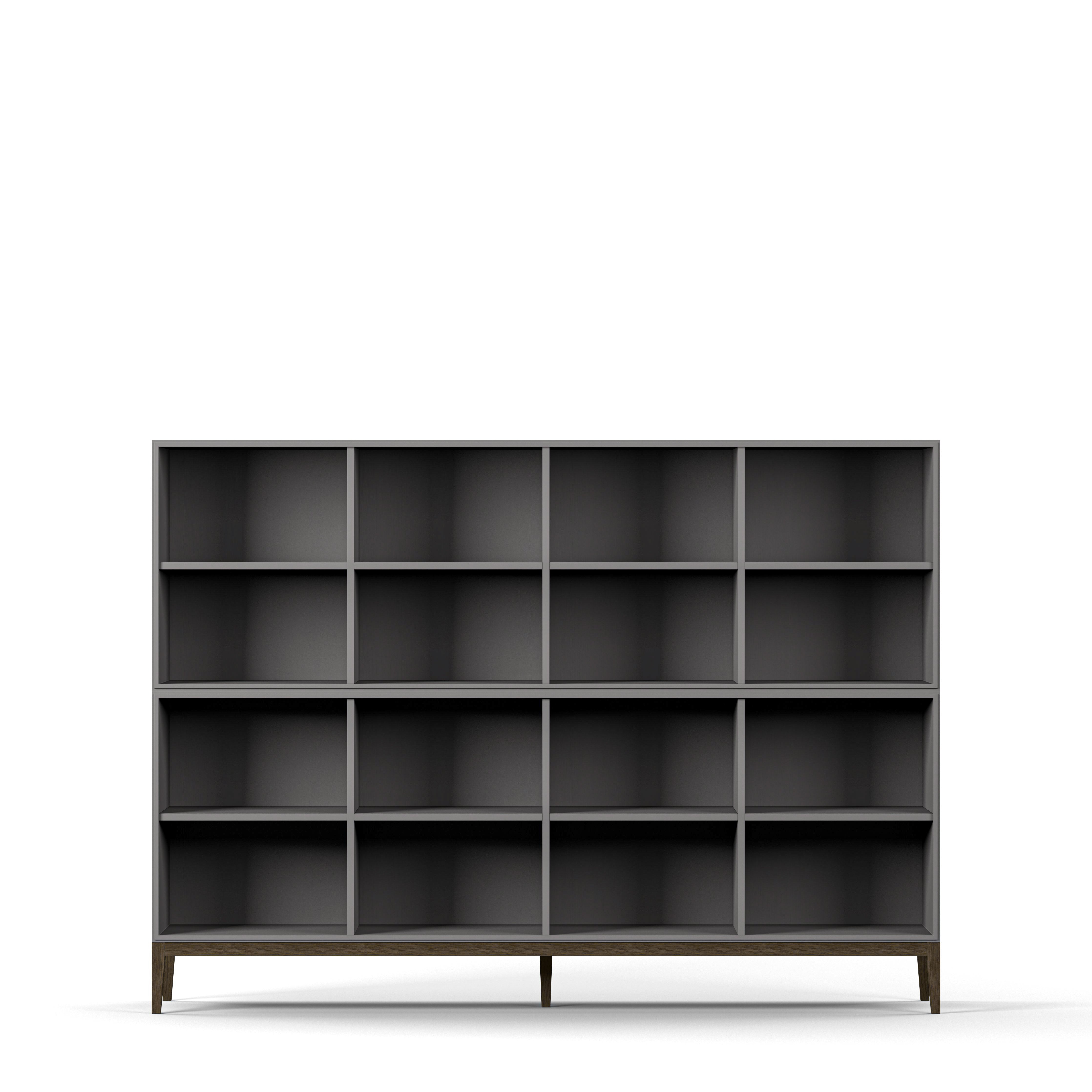 Edge 2.0 Bokhylla 4 Hyllor, 2-Sektion