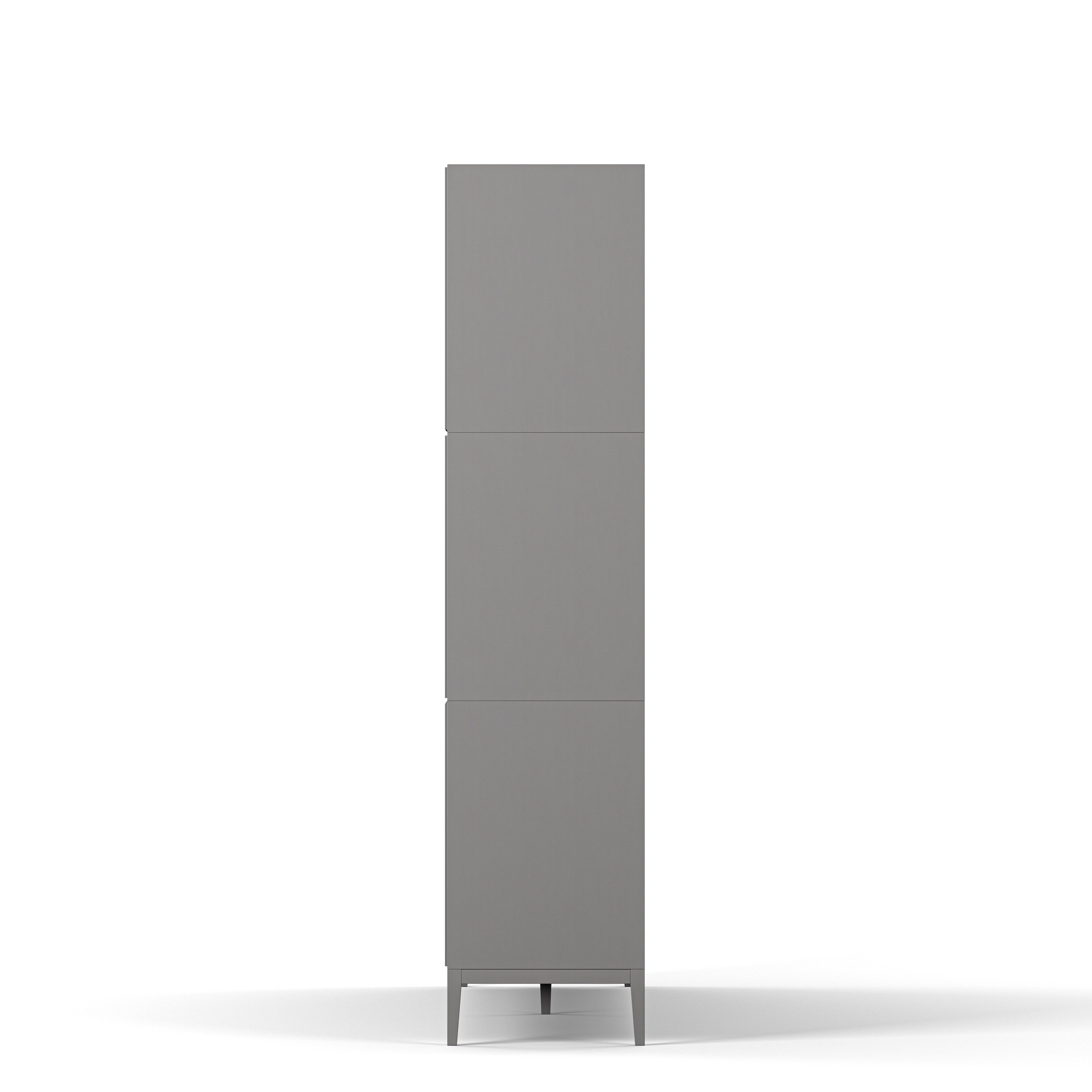 Englesson Bokhyllor Edge 2.0 Bokhylla 4 Hyllor, 3-Sektion #Variant_Grey Brushed