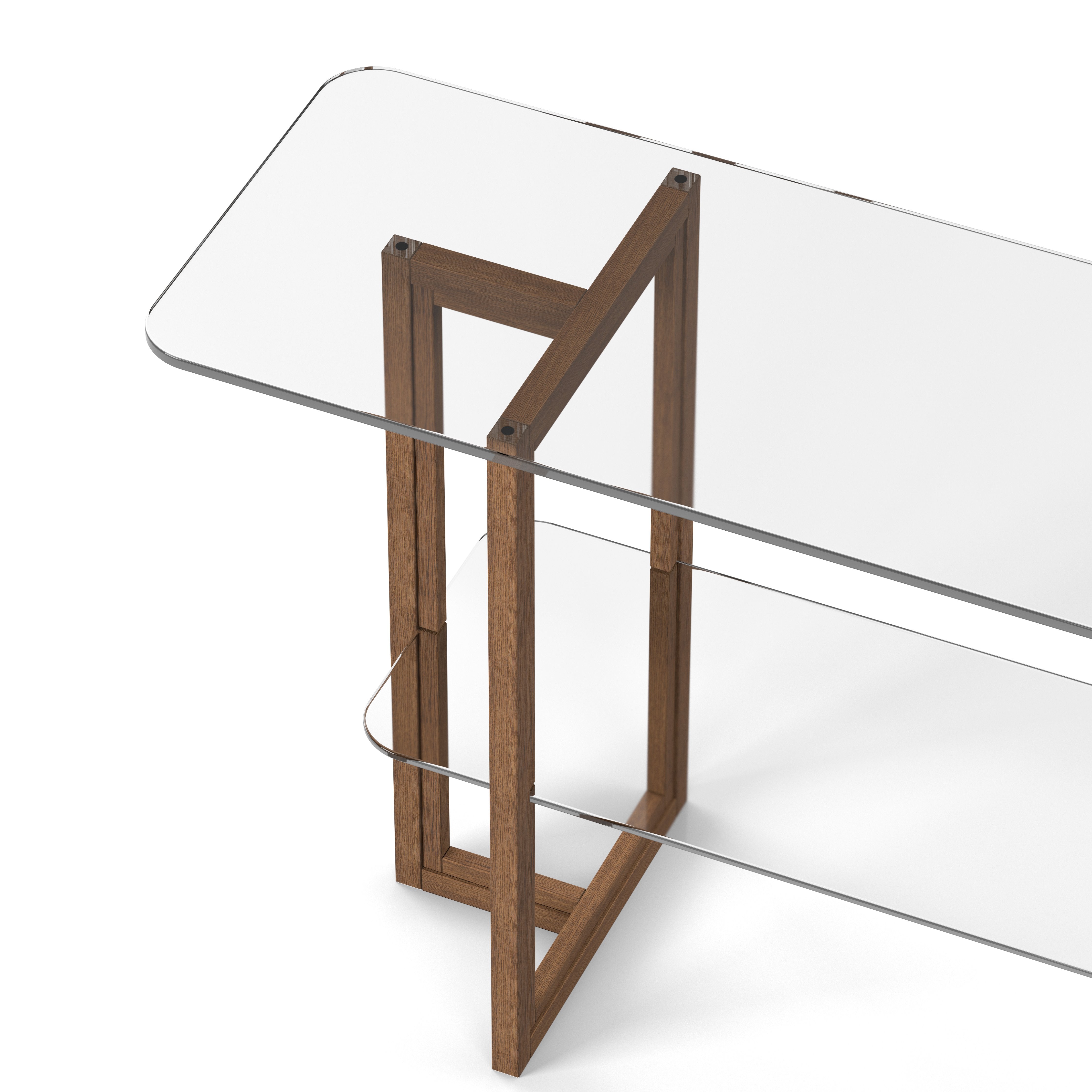 Englesson Bord Brutus Avlastningsbord #Variant_Brown Oak