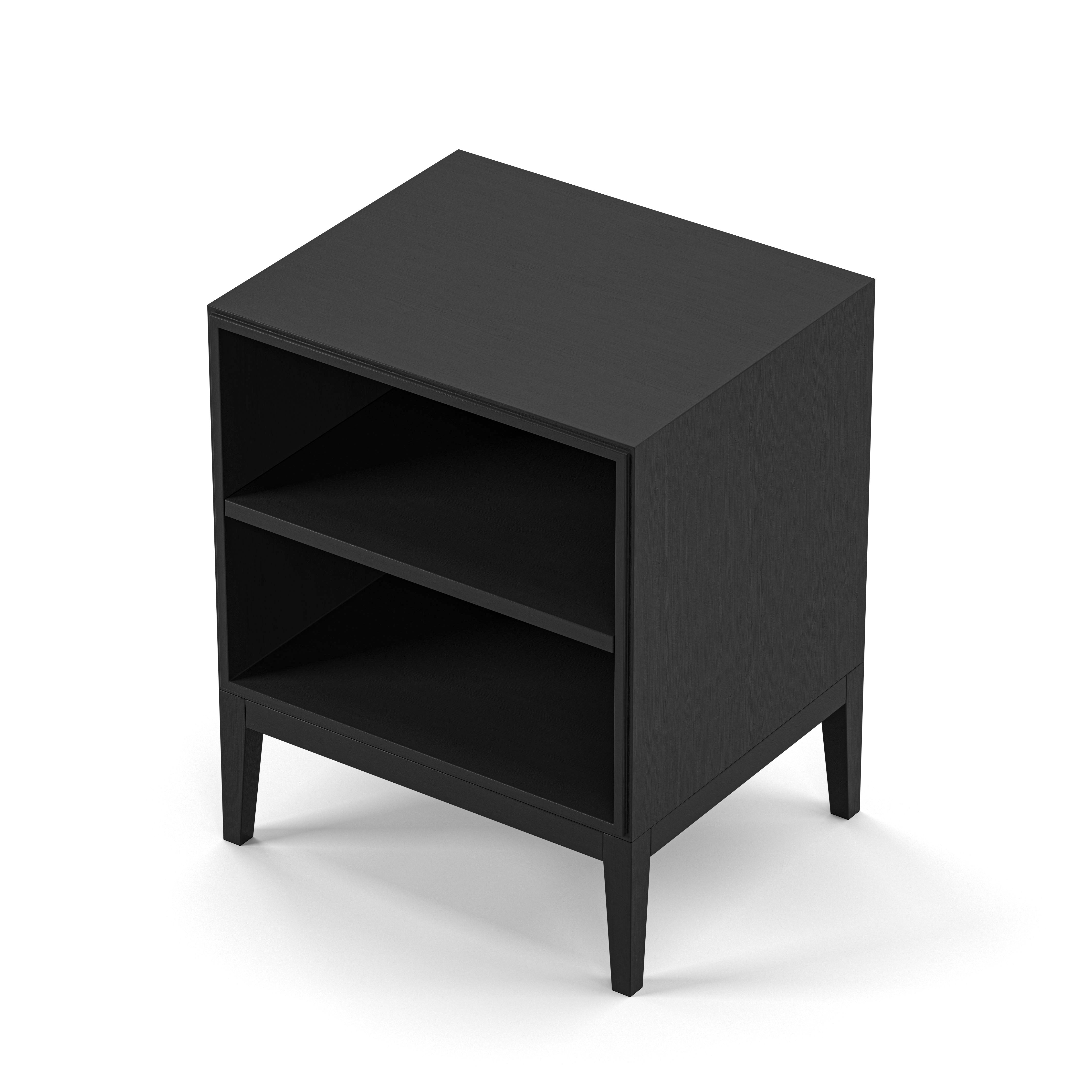 Englesson Bord Edge 2.0 Sängbord Med Hylla #Variant_Black Brushed