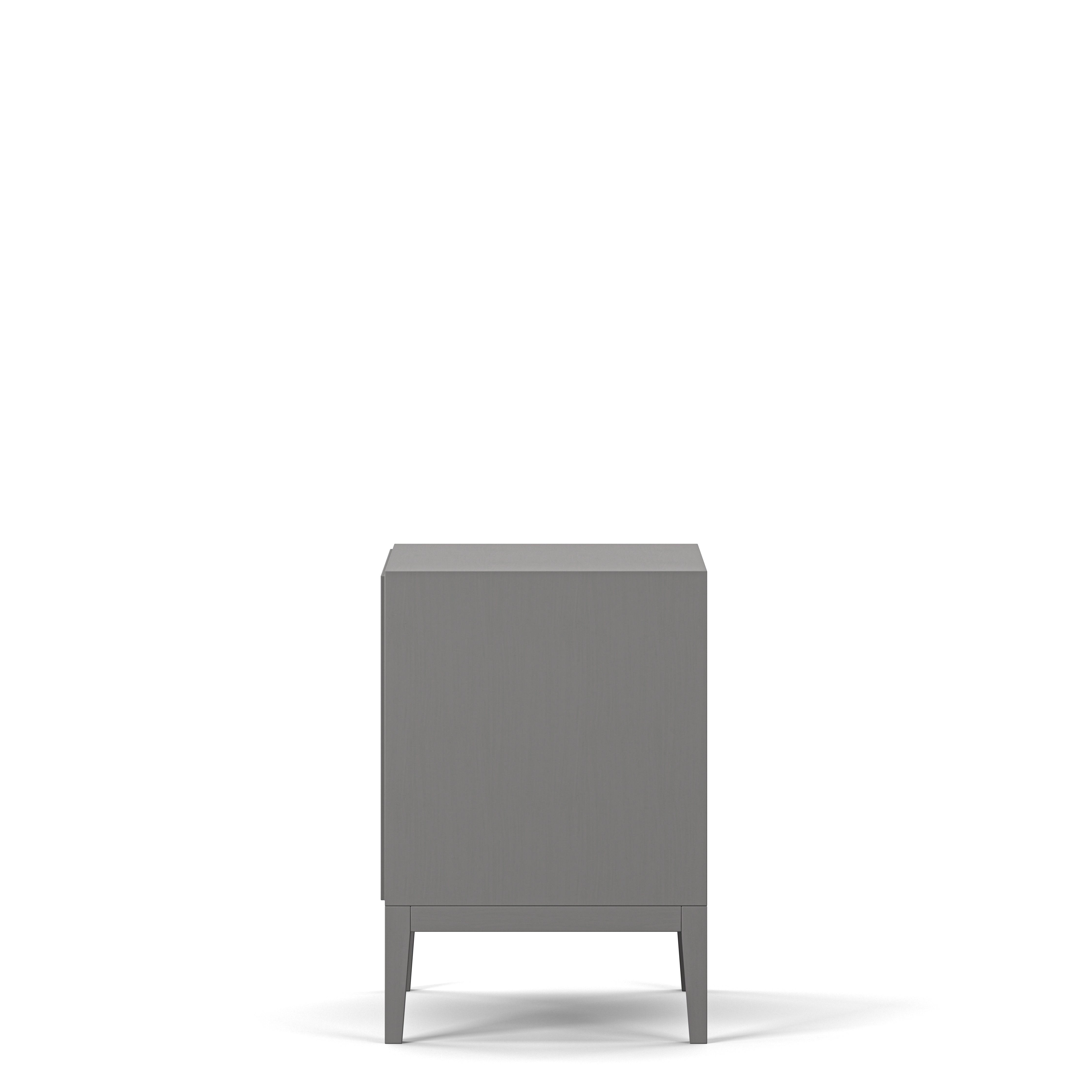 Englesson Bord Edge 2.0 Sängbord Med Hylla #Variant_Grey Brushed