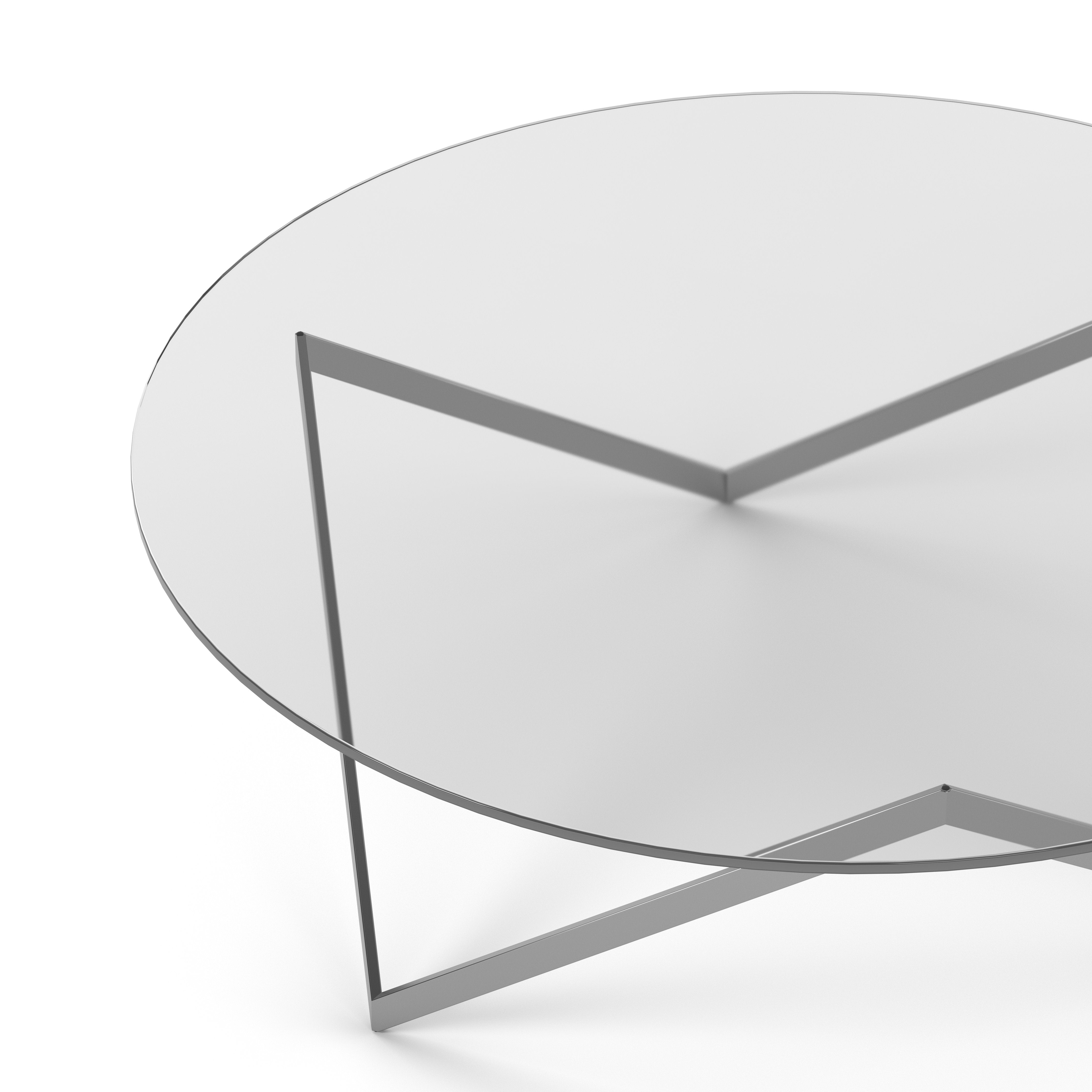 Englesson Bord Sirius Soffbord Ø120 #Variant_Silvergrå Metall