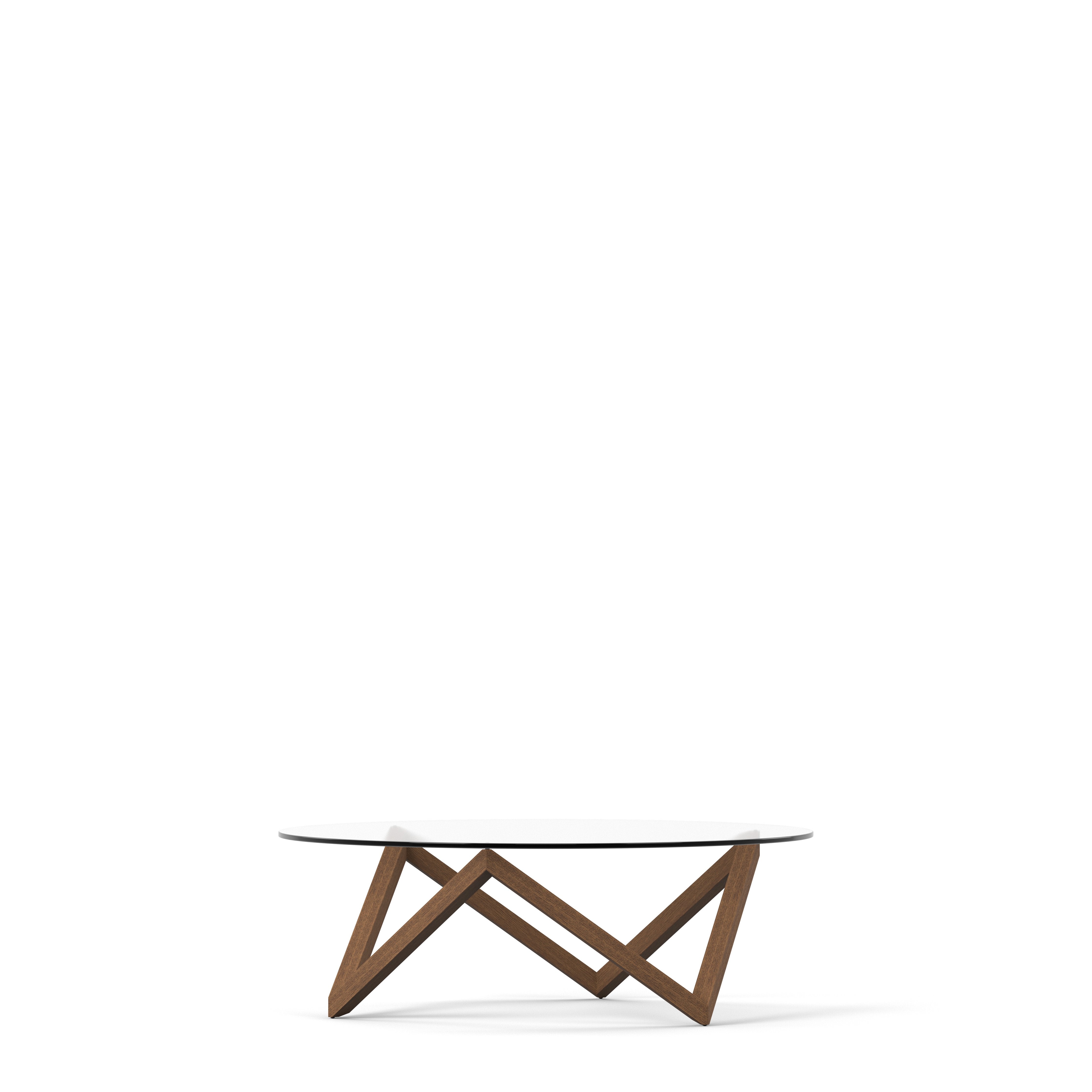 Englesson Bord Sirius Soffbord Ø120 #Variant_Brown Oak