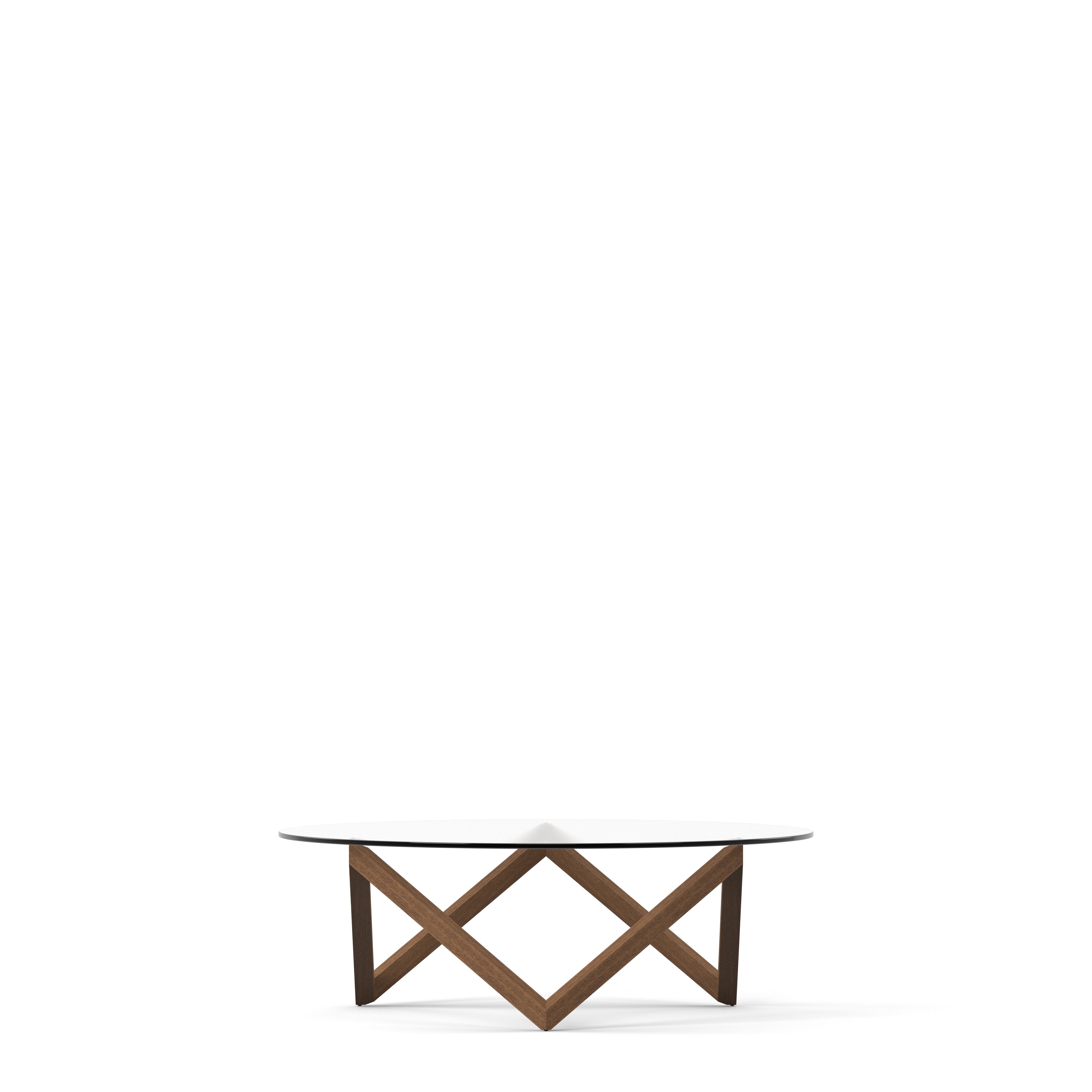 Englesson Bord Sirius Soffbord Ø120 #Variant_Brown Oak