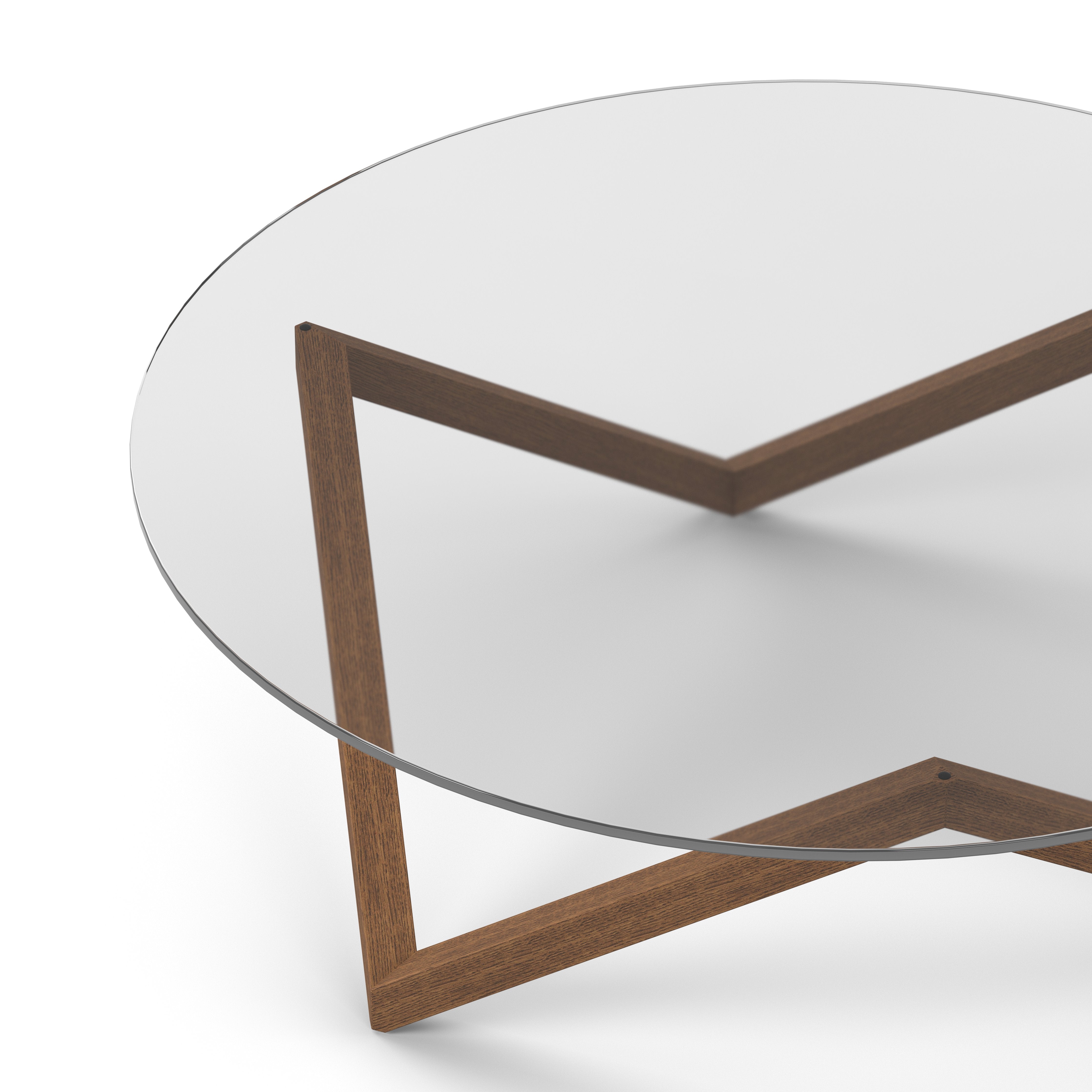 Englesson Bord Sirius Soffbord Ø120 #Variant_Brown Oak