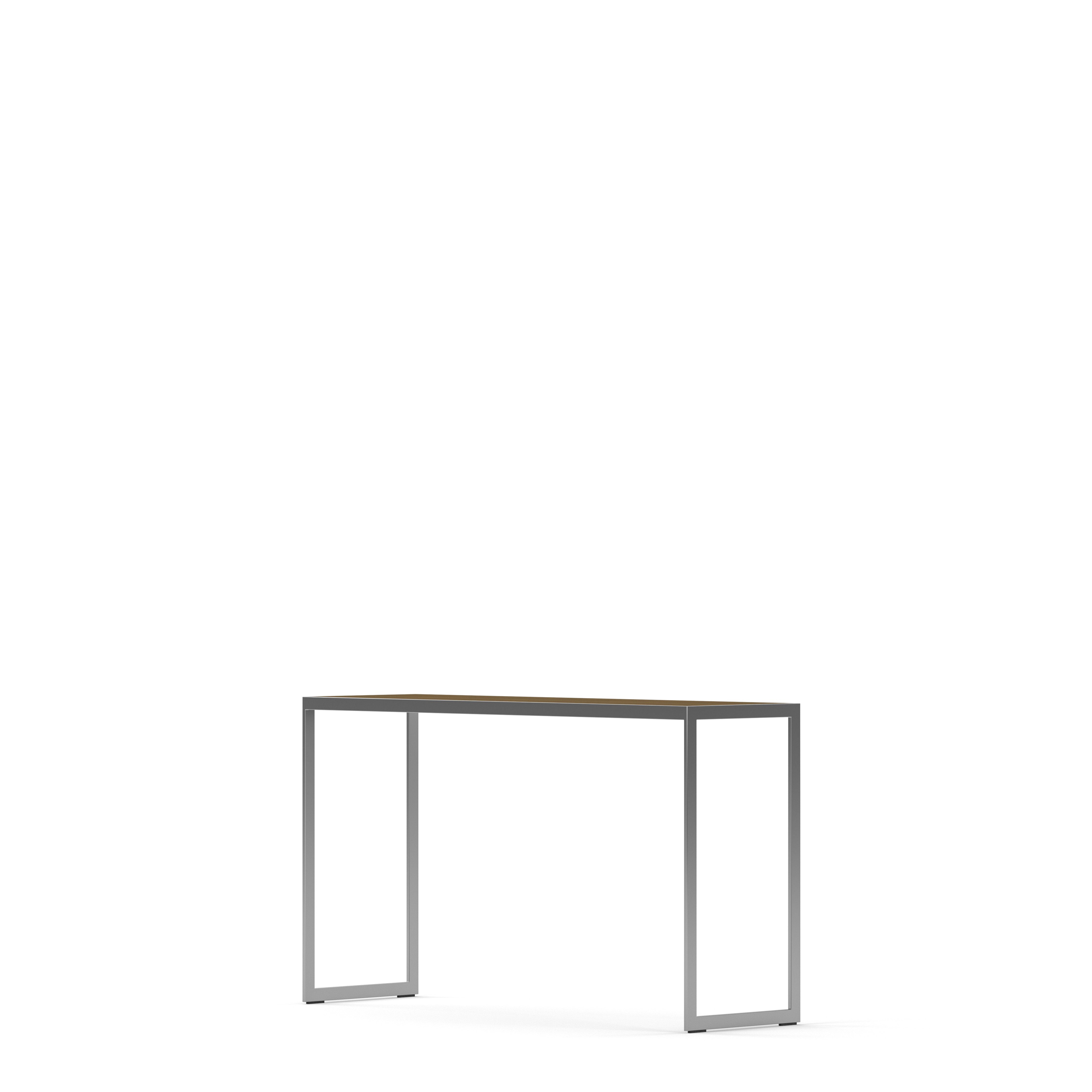 Englesson Bord Square Avlastningsbord #Variant_Silvergrå Metall & Burned Walnut