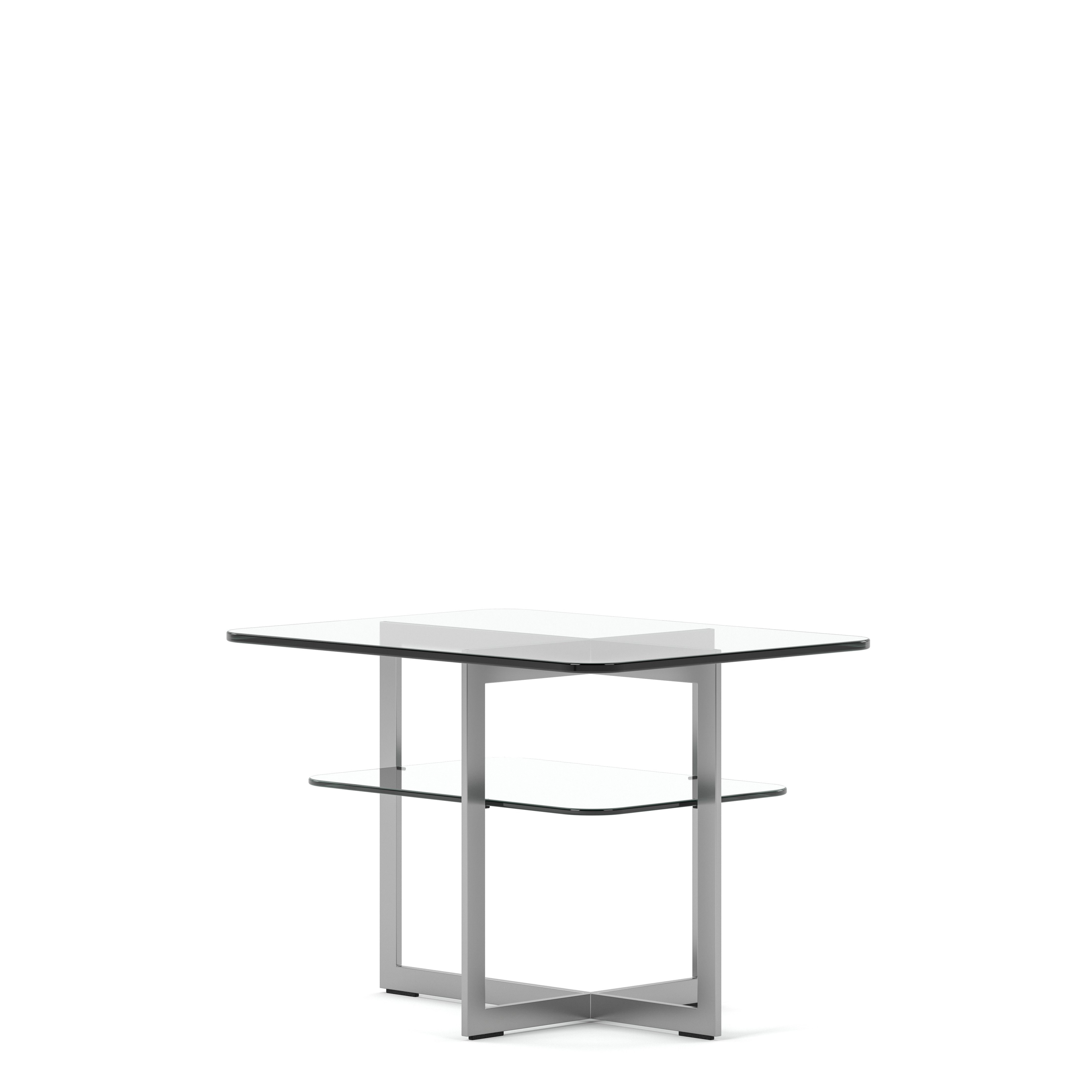 Englesson Bord Square Sidobord #Variant_Silvergrå Metall