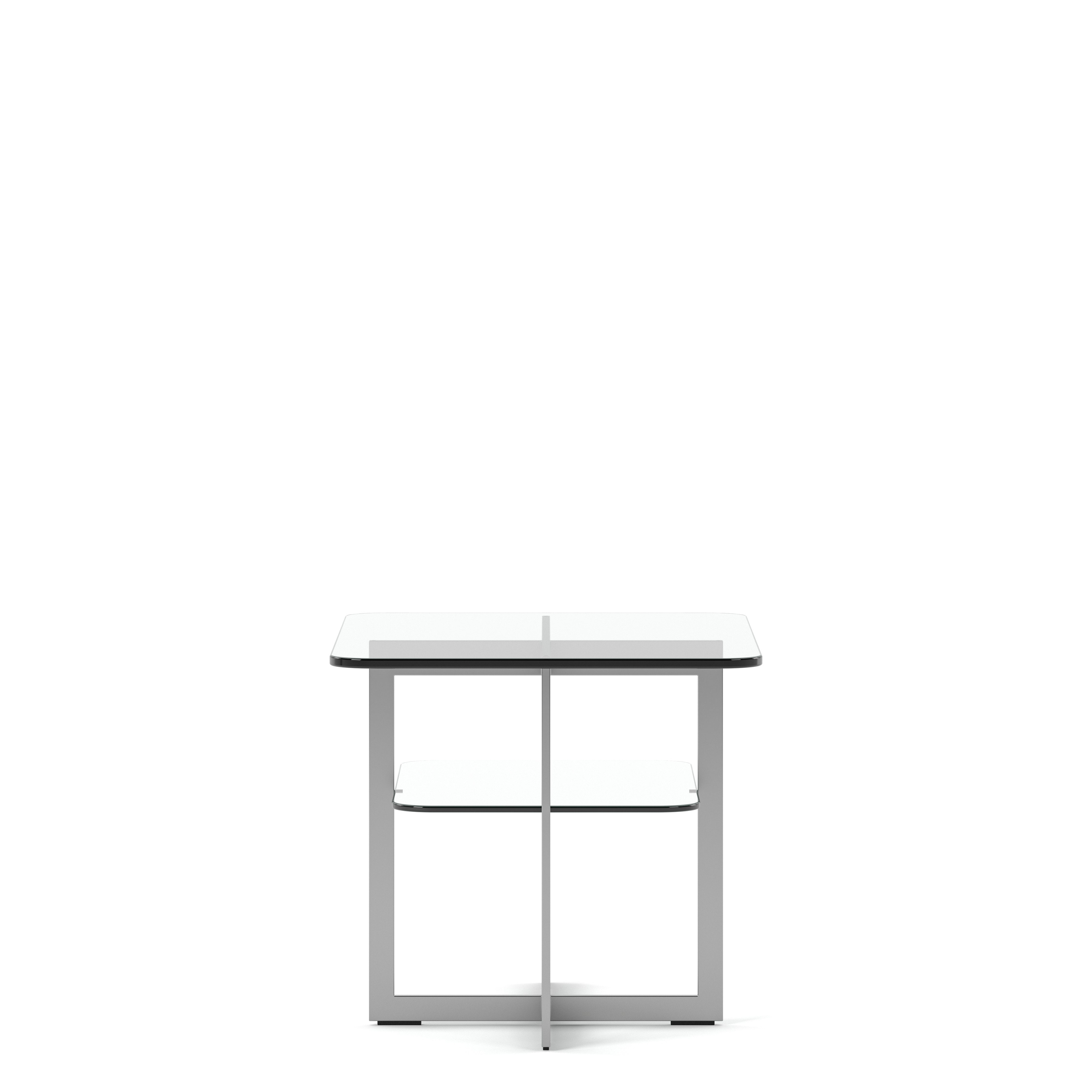 Englesson Bord Square Sidobord #Variant_Silvergrå Metall