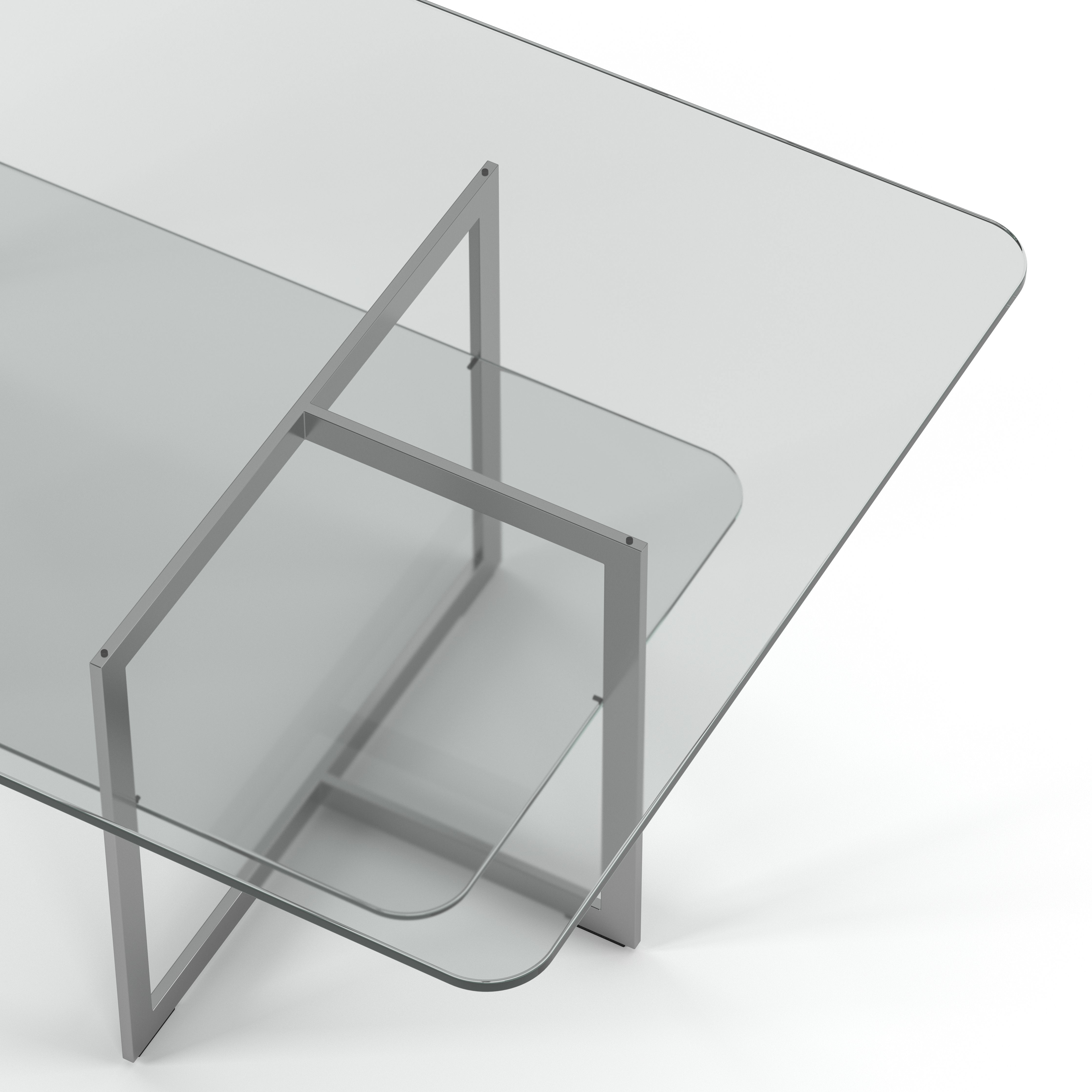 Englesson Bord Square Soffbord #Variant_Silvergrå Metall