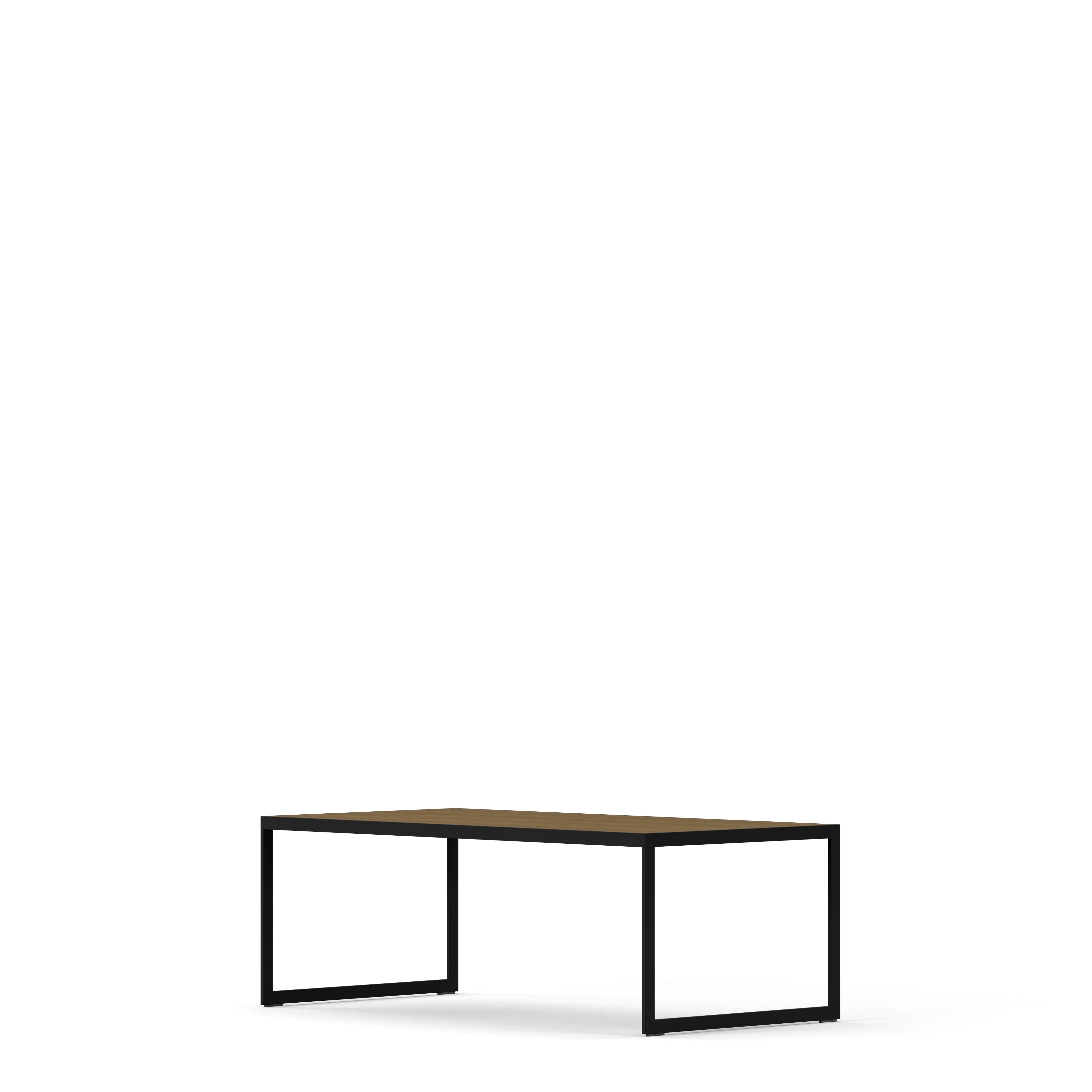 Englesson Bord Square Soffbord Rektangulärt #Variant_Svart Metall & Burned Walnut