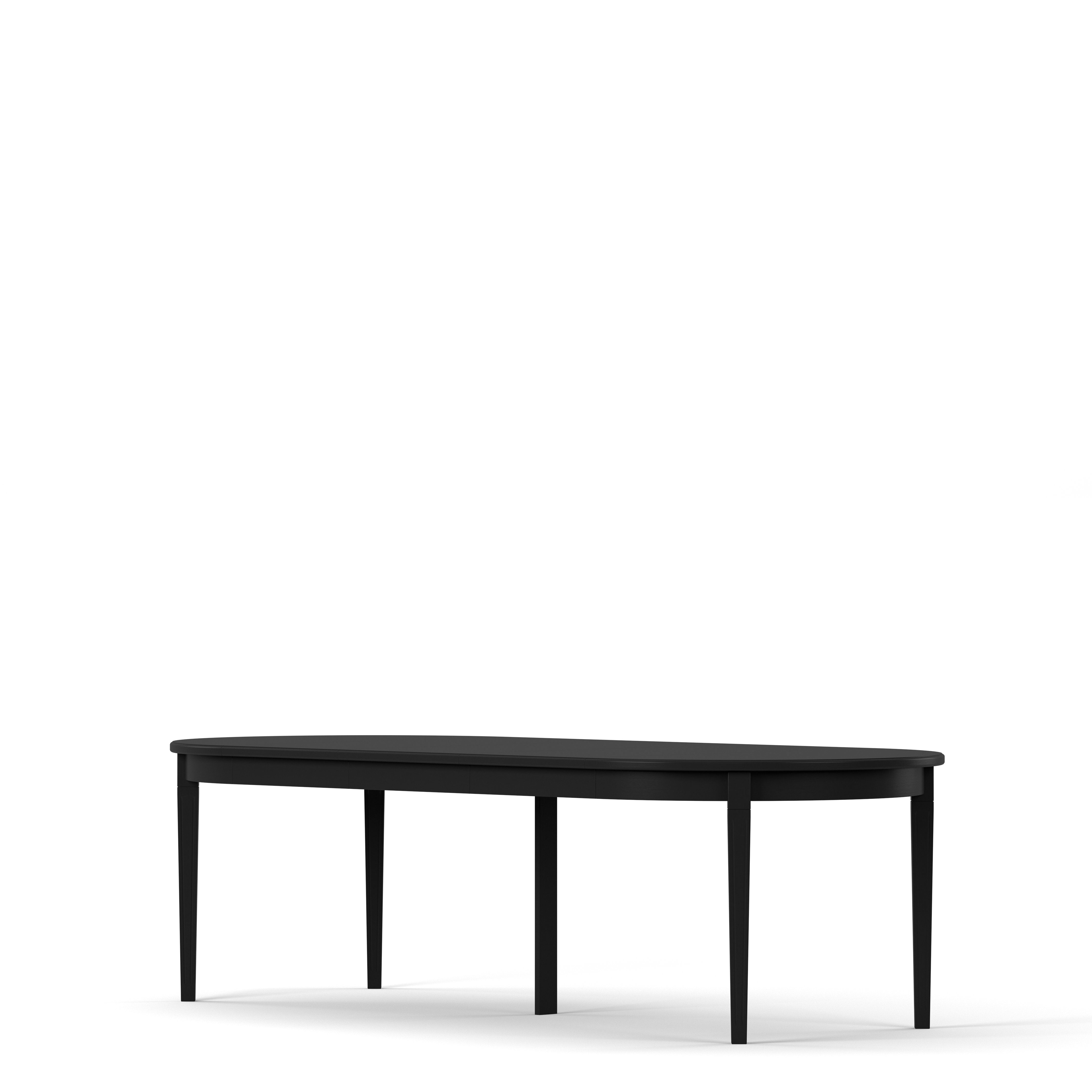 Englesson Bord Stockholm Matbord Ø115 Inkl 3 Ilägg #Variant_Black