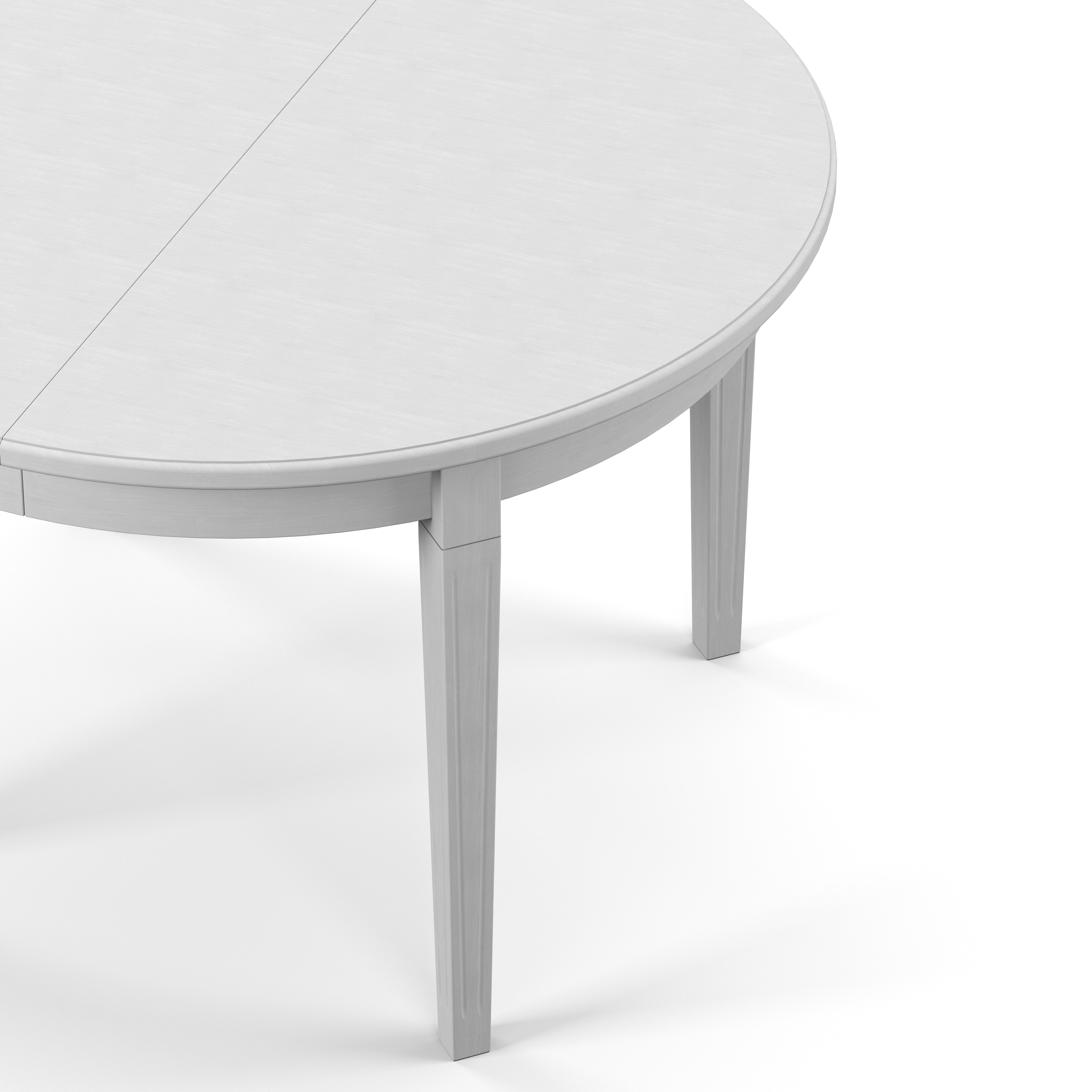 Englesson Bord Stockholm Matbord Ø115 Inkl 3 Ilägg #Variant_Whitewash