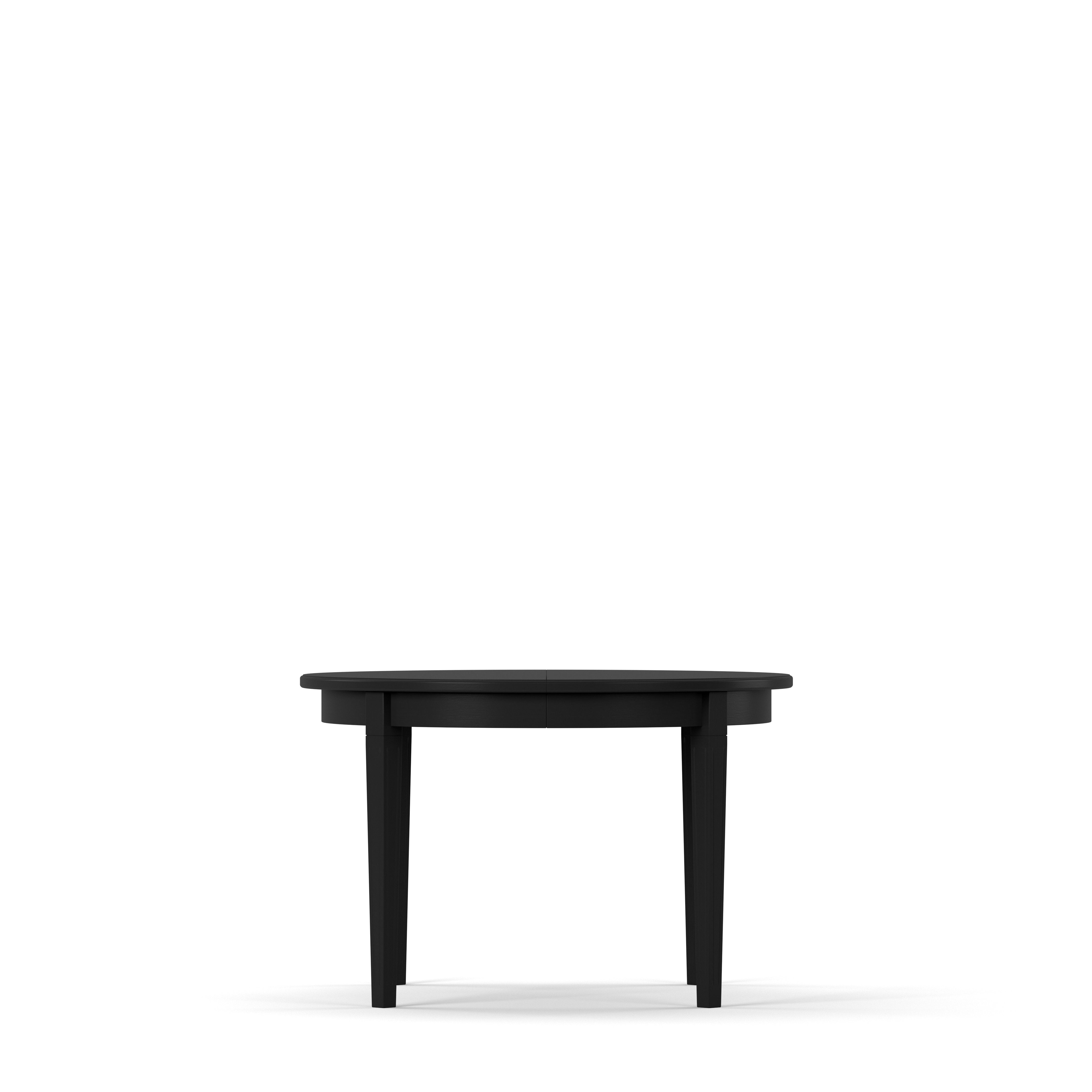 Englesson Bord Black Stockholm Matbord Ø115 Inkl 3 Ilägg 584B #Variant_Black