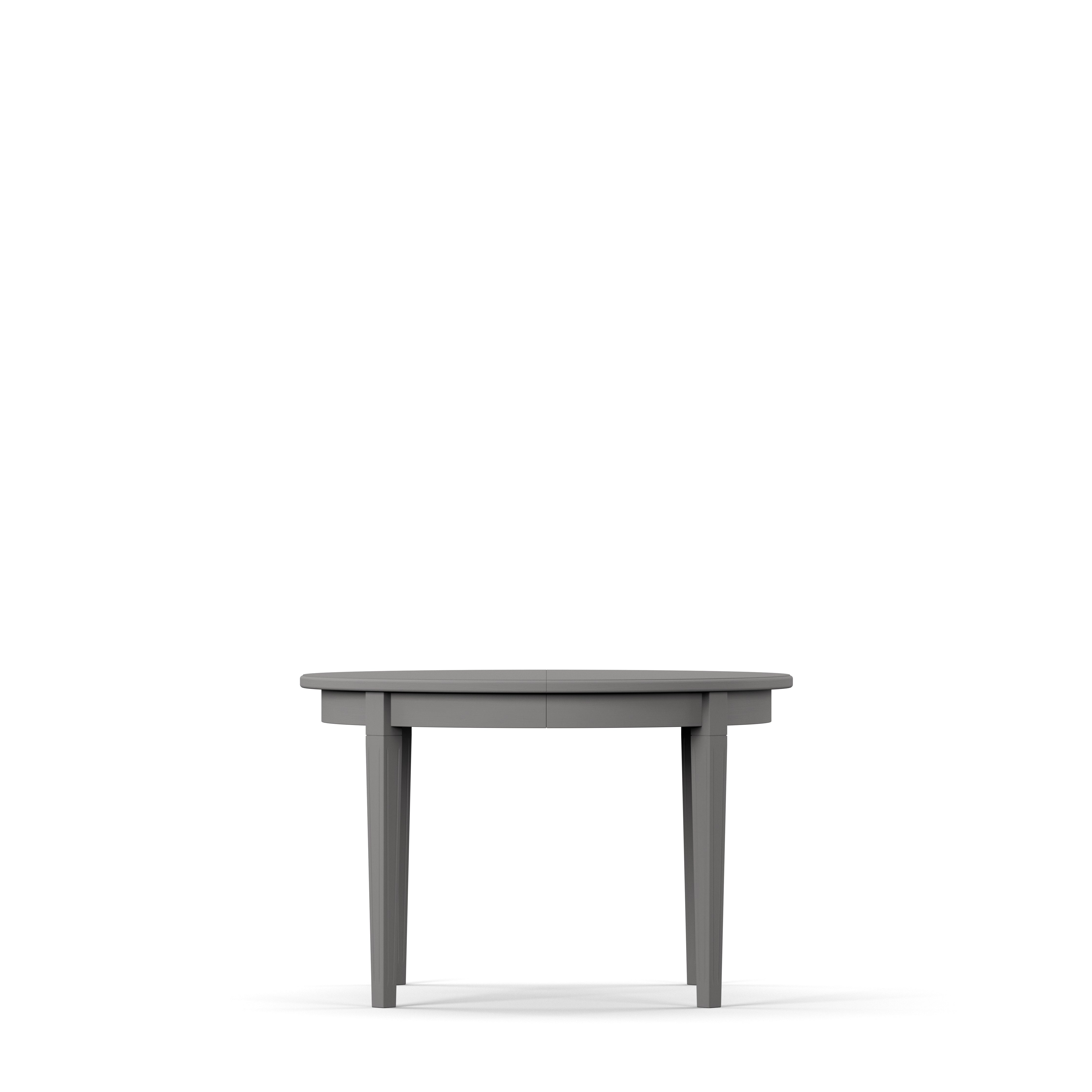 Englesson Bord Grey Stockholm Matbord Ø115 Inkl 3 Ilägg 584G #Variant_Grey