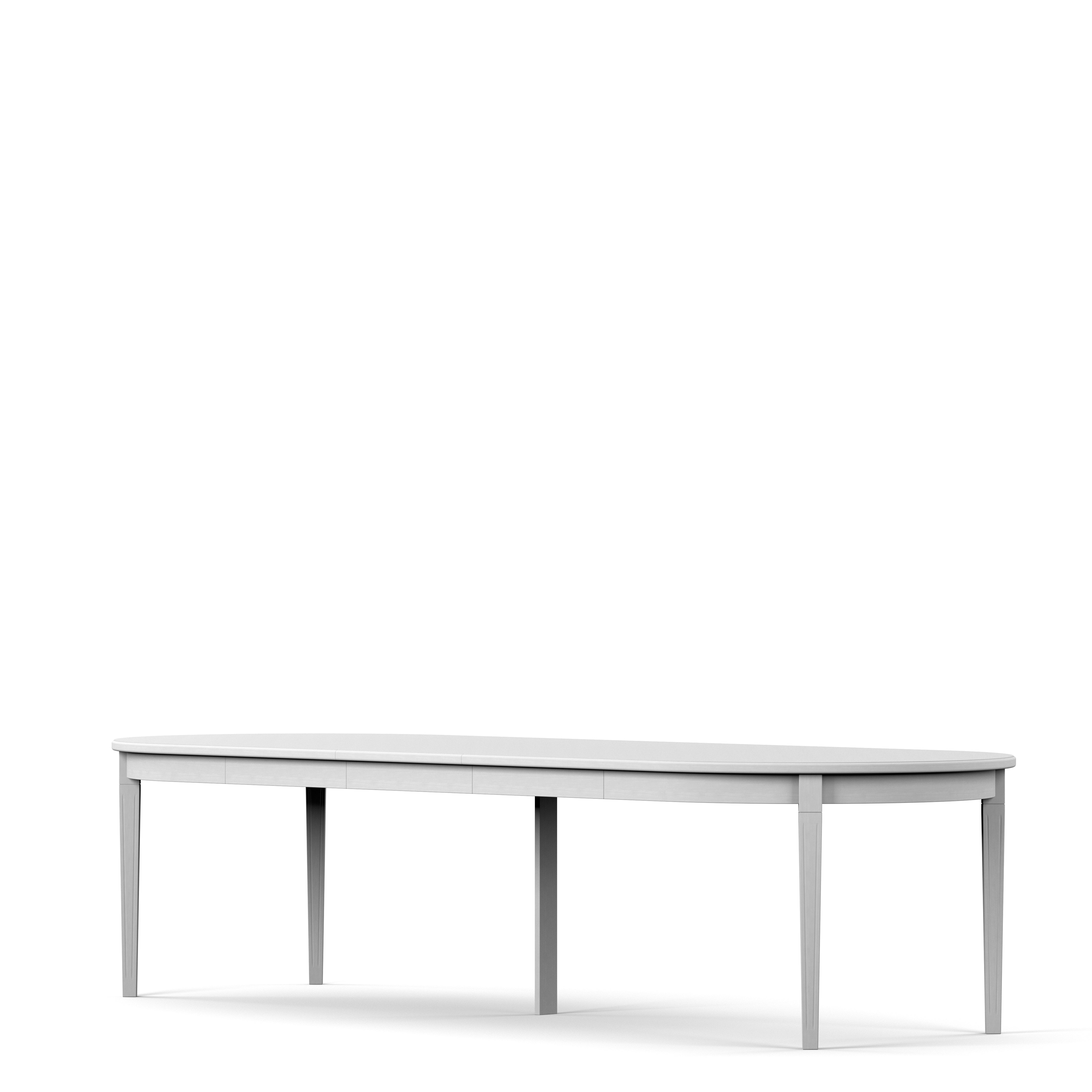 Englesson Bord Whitewash Stockholm Matbord XL Inkl 4 Ilägg 584WWXL