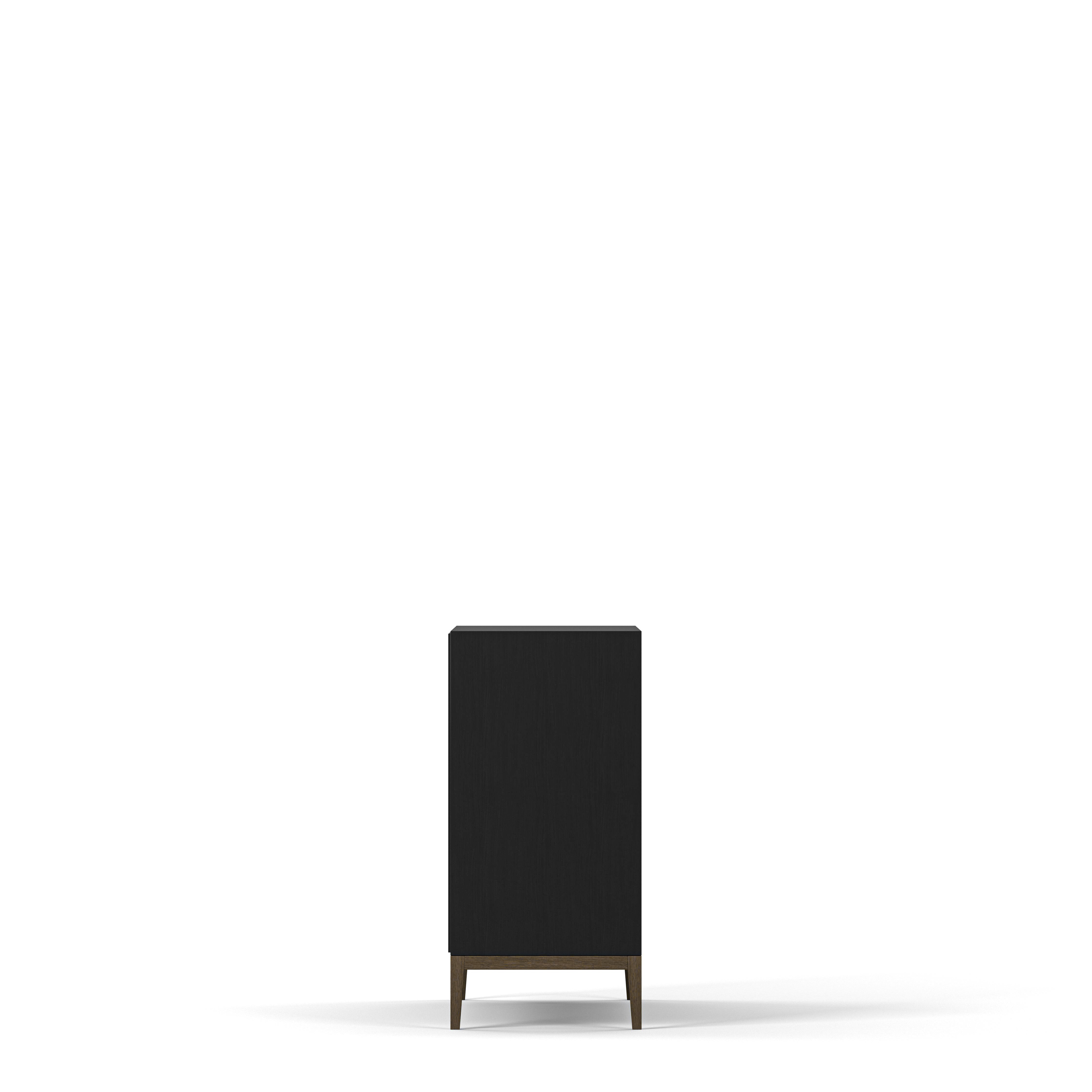 Englesson Byrå Edge 2.0 Byrå #Variant_Black Brushed & Burned Walnut