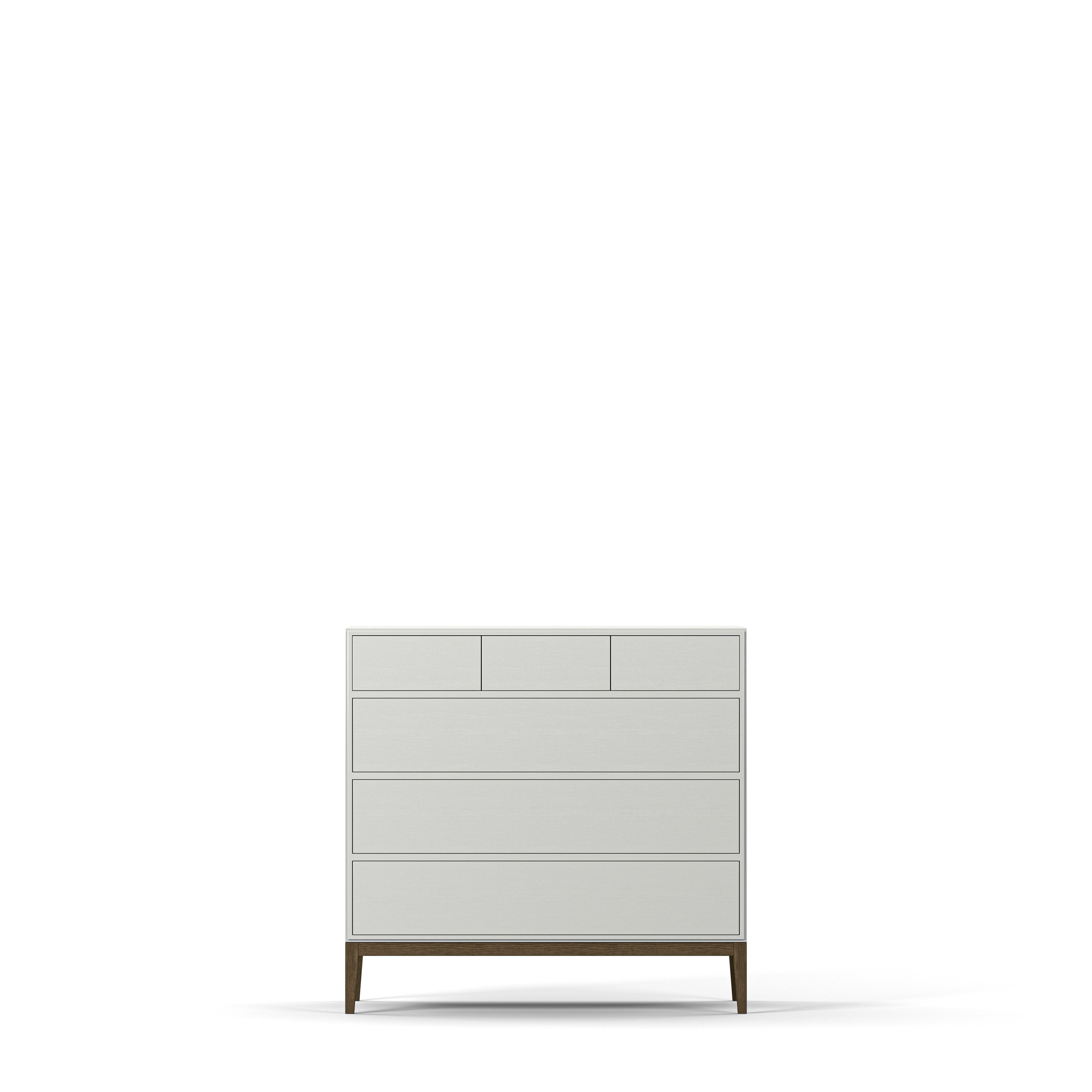 Englesson Byrå White & Burned Walnut Edge 2.0 Byrå 744DB-BW #Variant_White & Burned Walnut