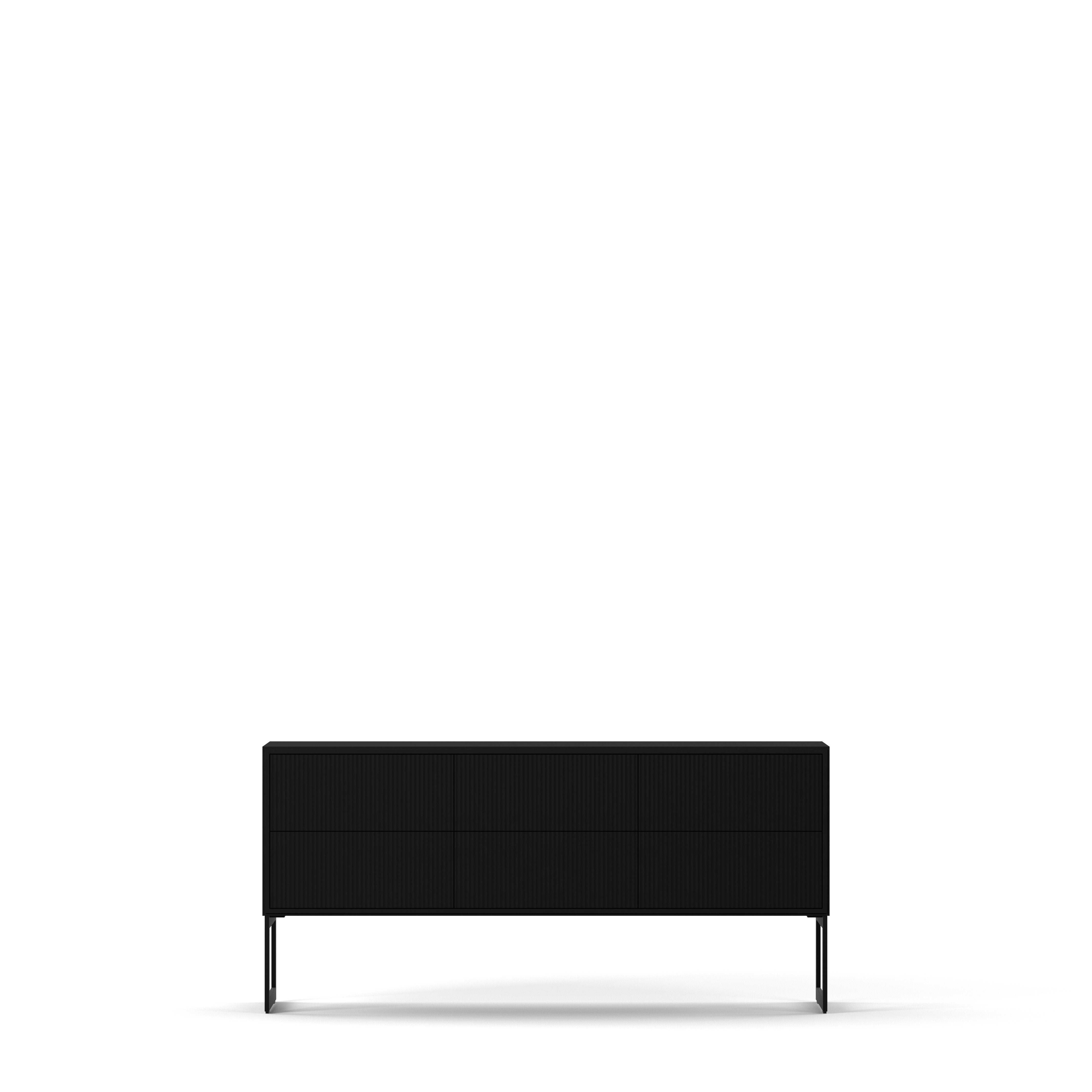 Englesson Byrå Black Line Byrå 6 Lådor 6814B #Variant_Black