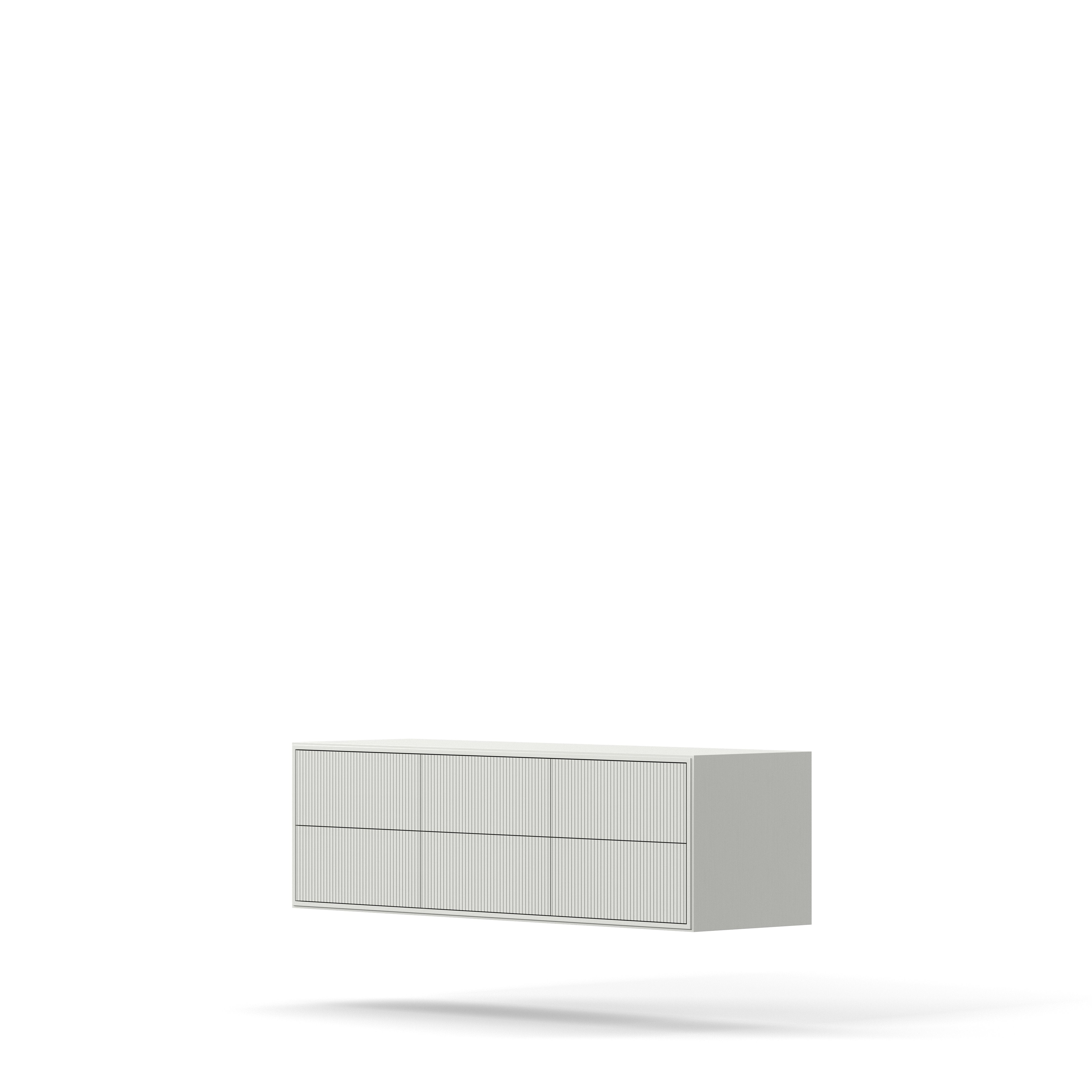 Englesson Byrå Line Byrå 6 Lådor Vägghängd #Variant_White