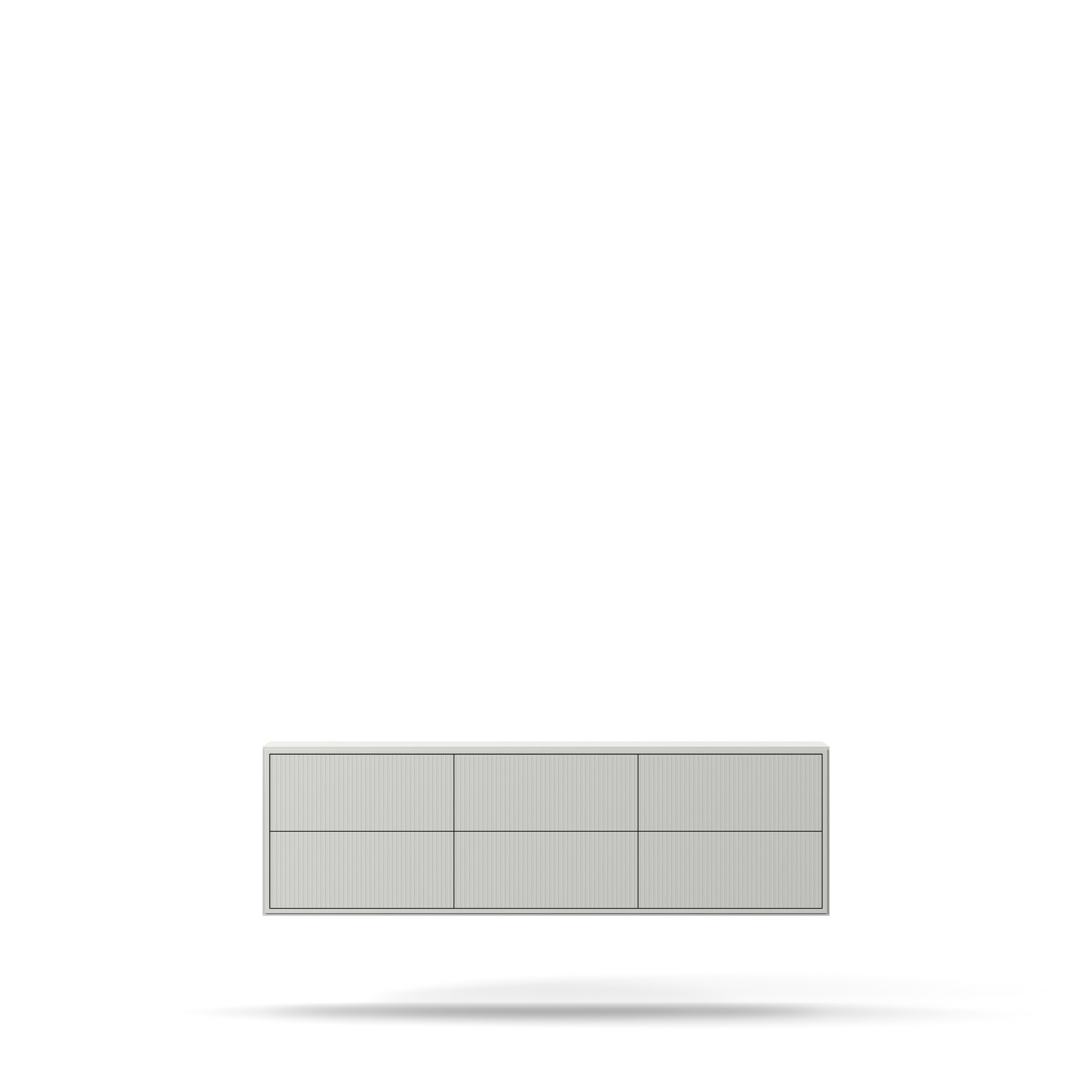 Englesson Byrå White Line Byrå 6 Lådor Vägghängd 6714DB #Variant_White