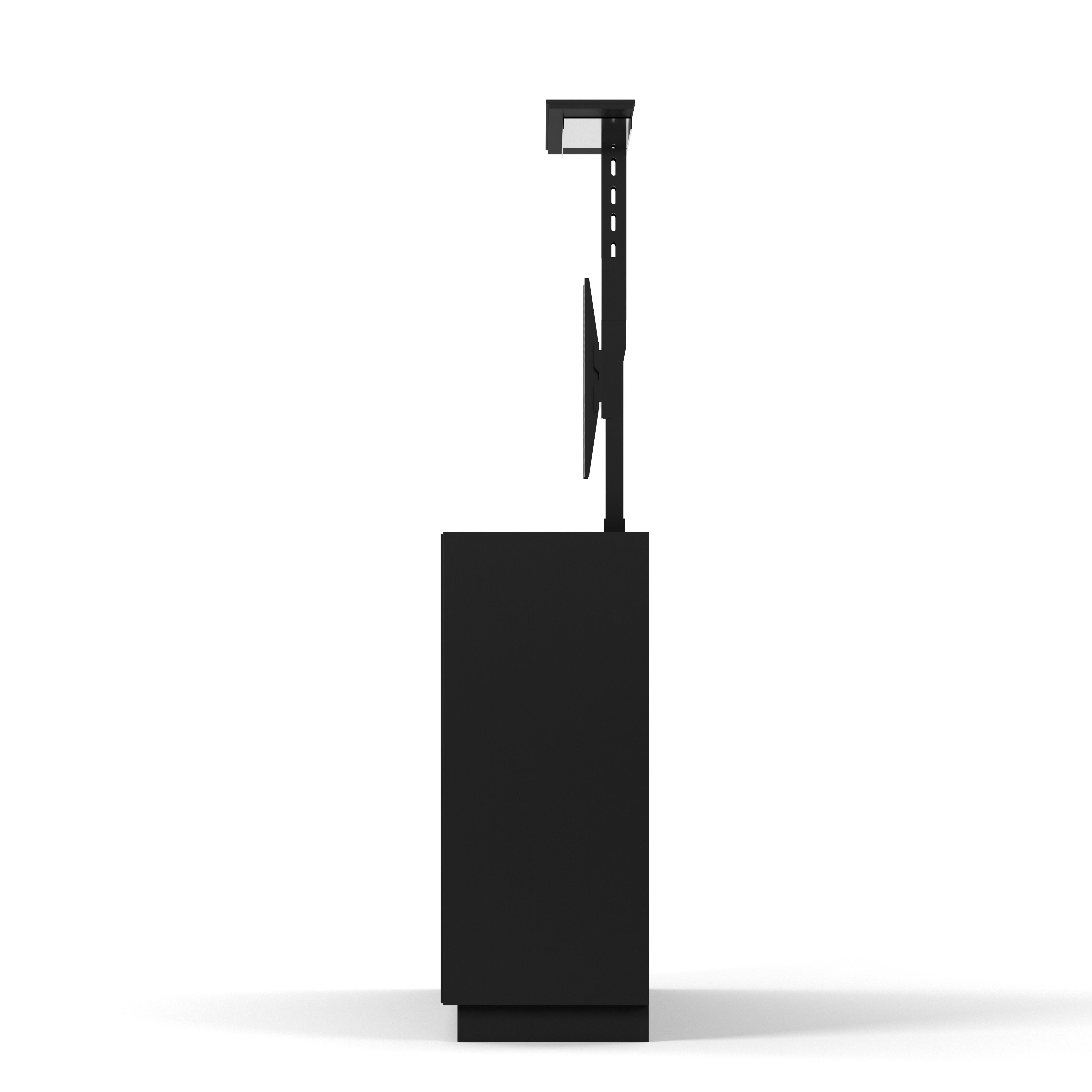 Englesson Line Burned Walnut TV Lift 65" #Variant_Black & Burned Walnut