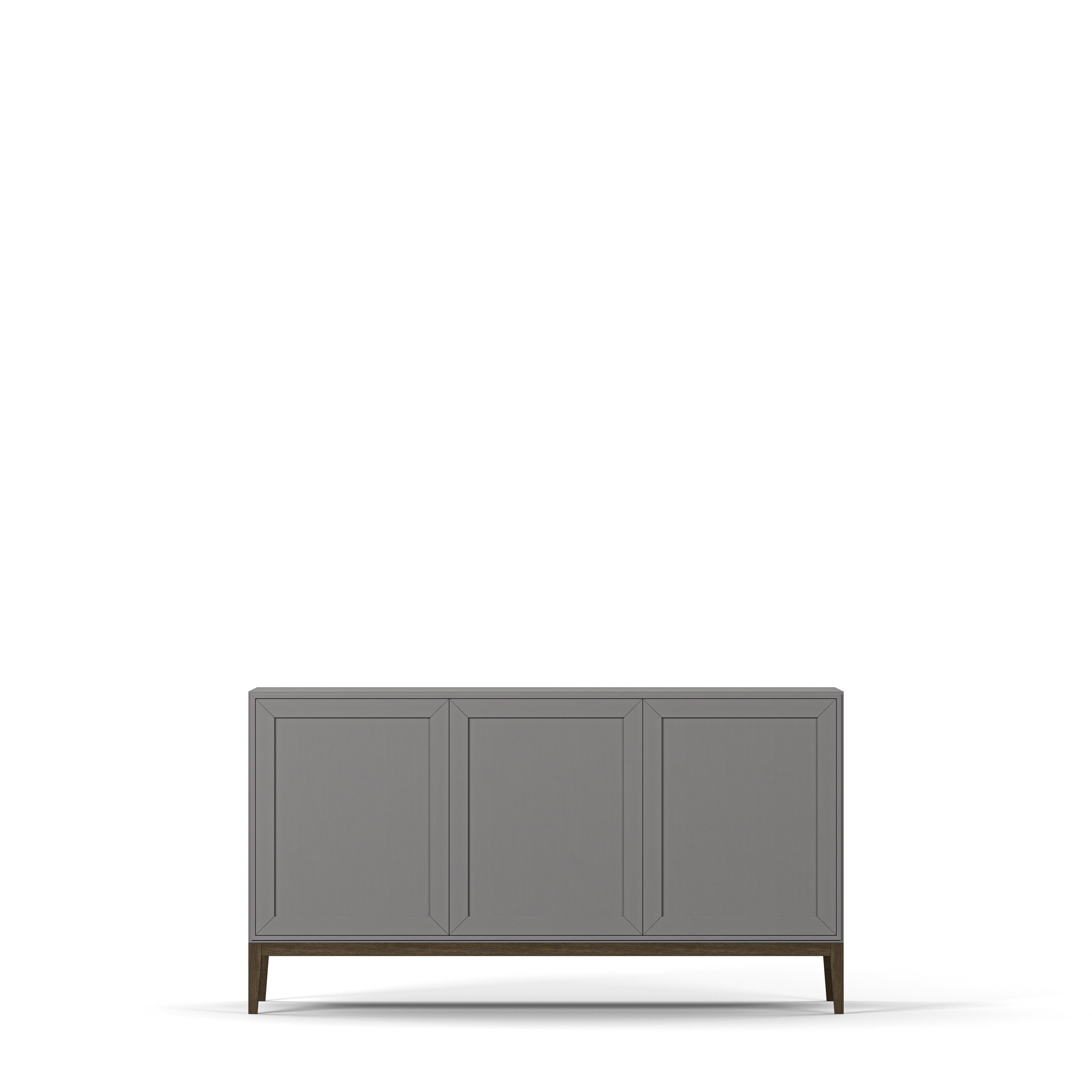 Englesson Skänkar Grey Brushed & Burned Walnut Edge 2.0 Skänk 3-Dörrar 713EGB-BW #Variant_Grey Brushed & Burned Walnut