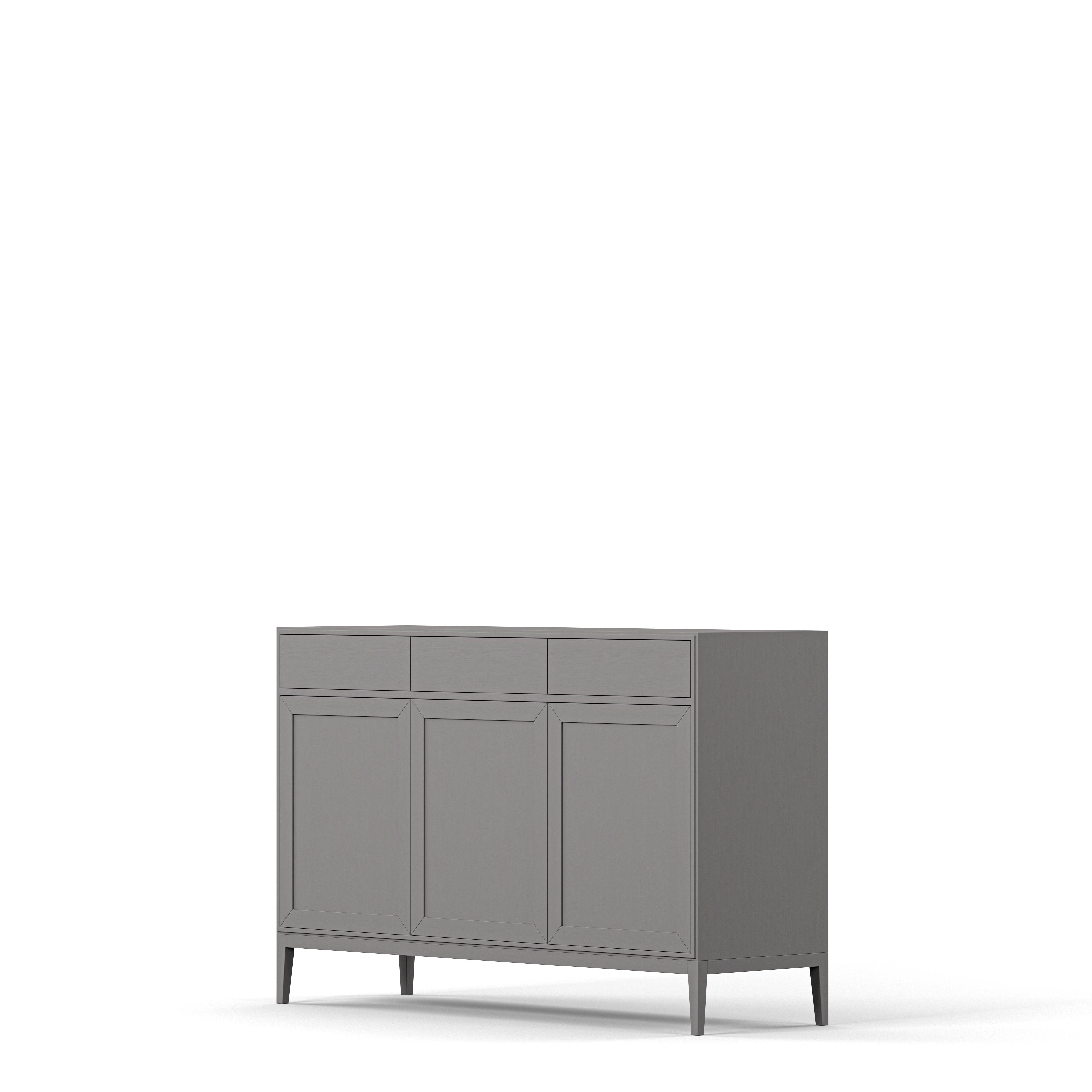 Englesson Skänkar Edge 2.0 Skänk 3 Dörrar, High #Variant_Grey Brushed