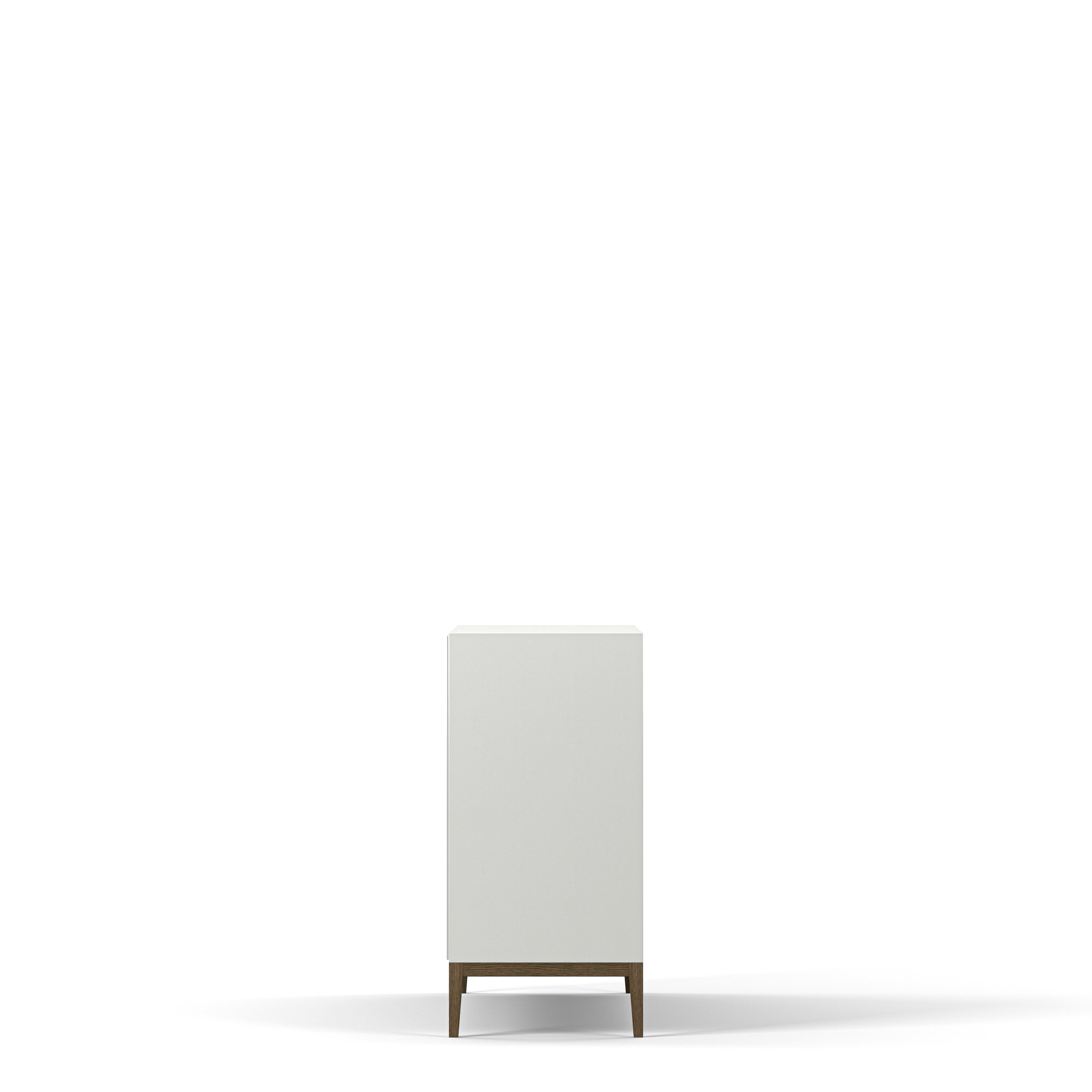 Englesson Skänkar Edge 2.0 Skänk 3 Dörrar, High #Variant_White & Burned Walnut