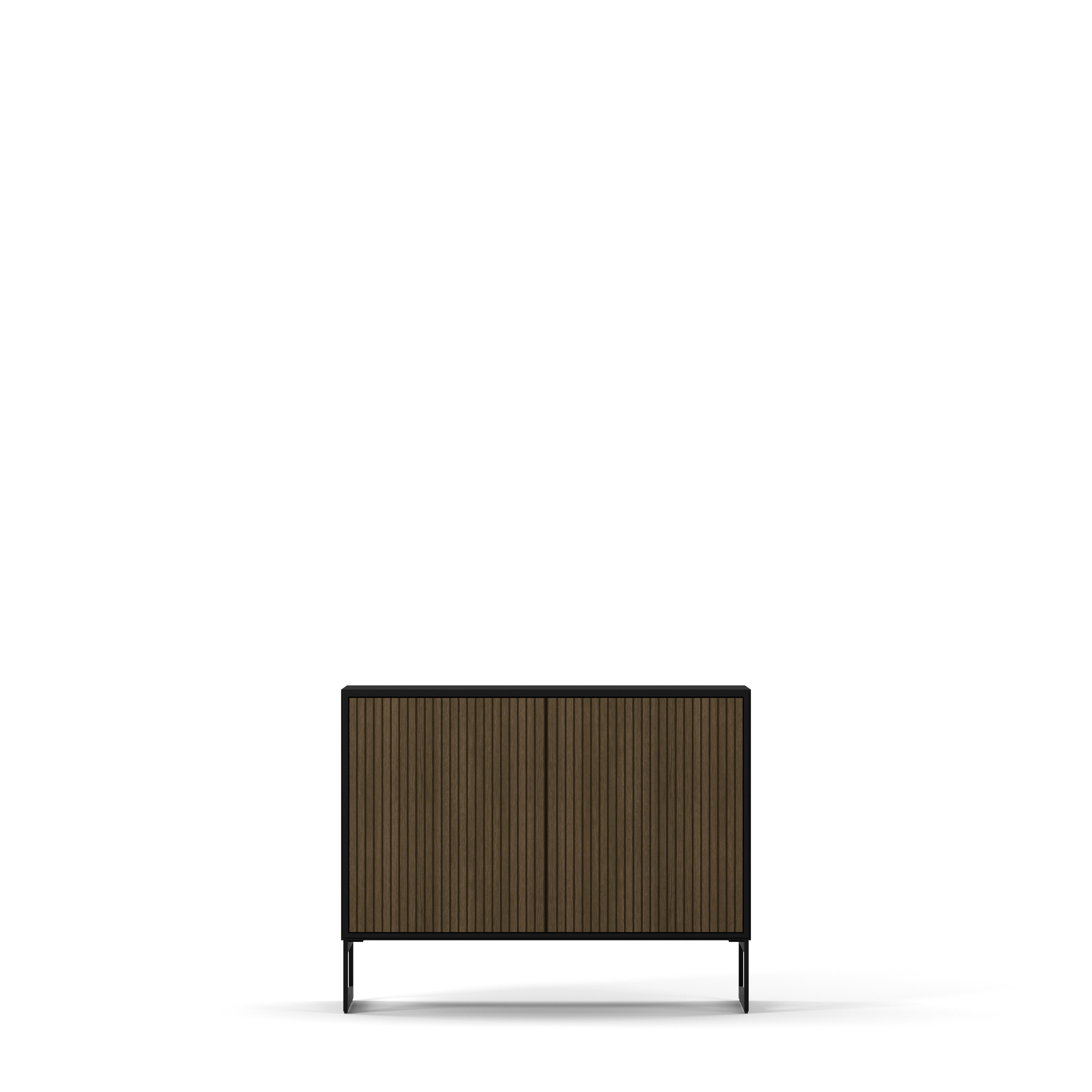 Line Burned Walnut Sideboard 2 Doors