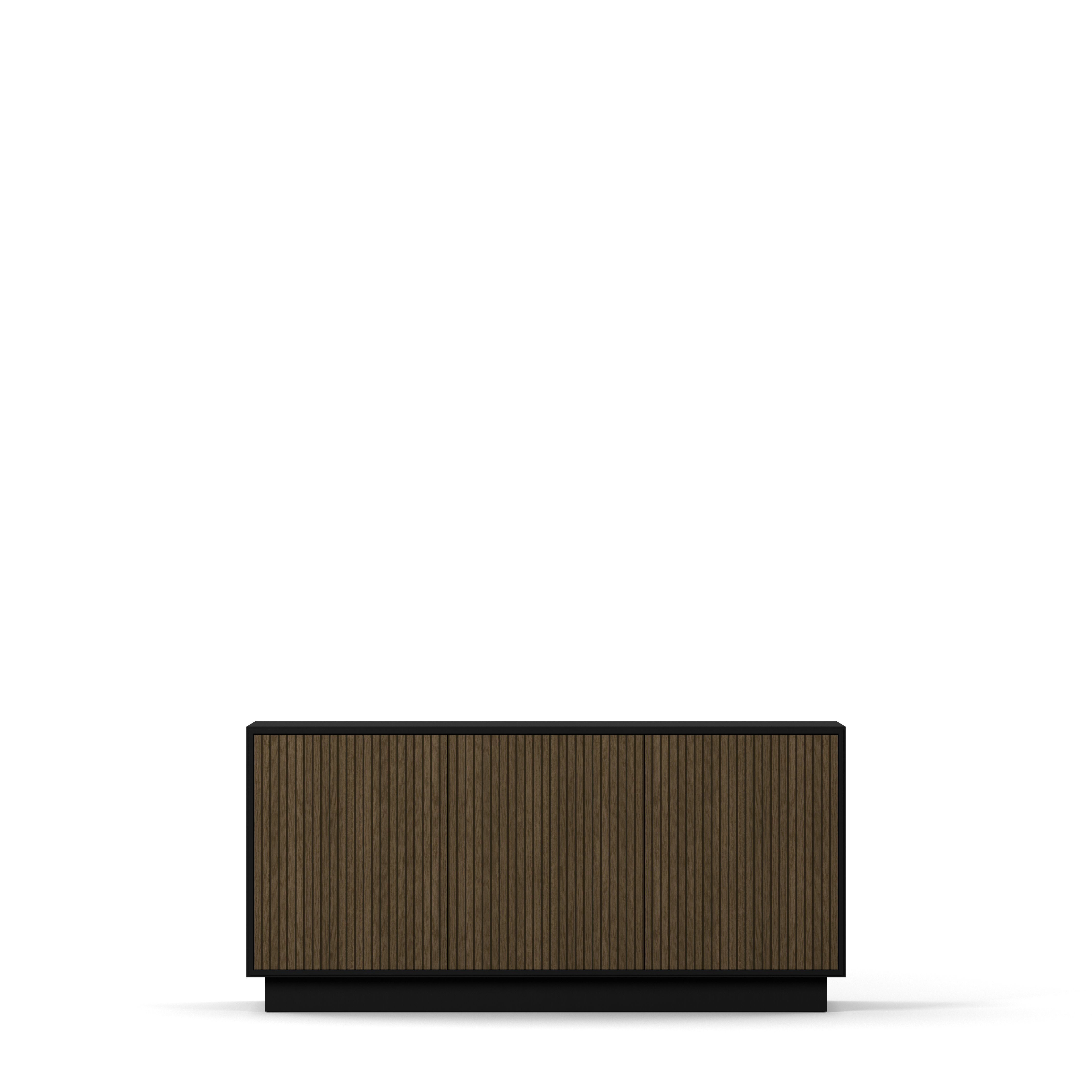 Englesson Skänkar Black & Burned Walnut Line Burned Walnut Skänk 3 Dörrar 6613BW-B