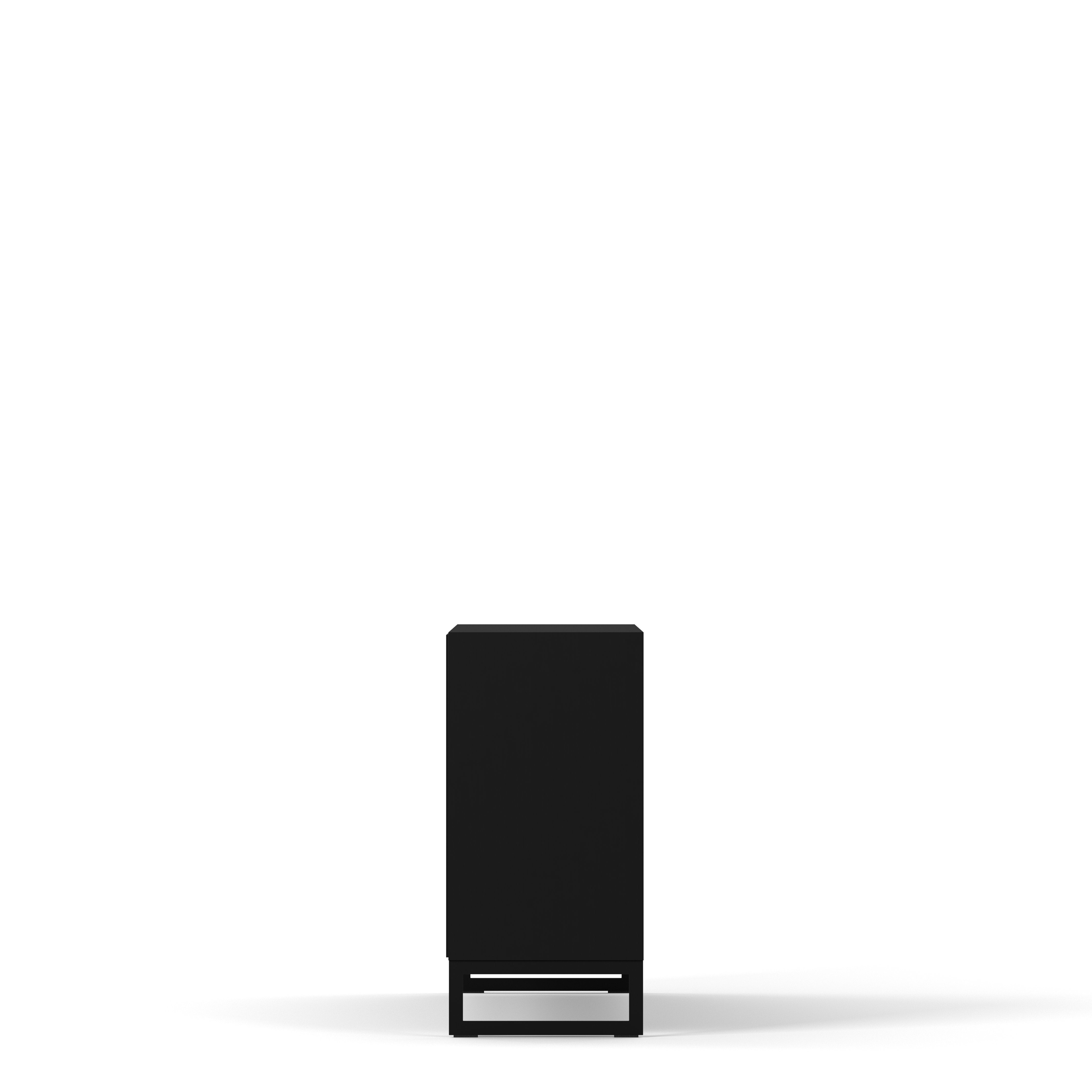 Englesson Skänkar Line Burned Walnut Skänk 3 Dörrar Hög #Variant_Black & Burned Walnut