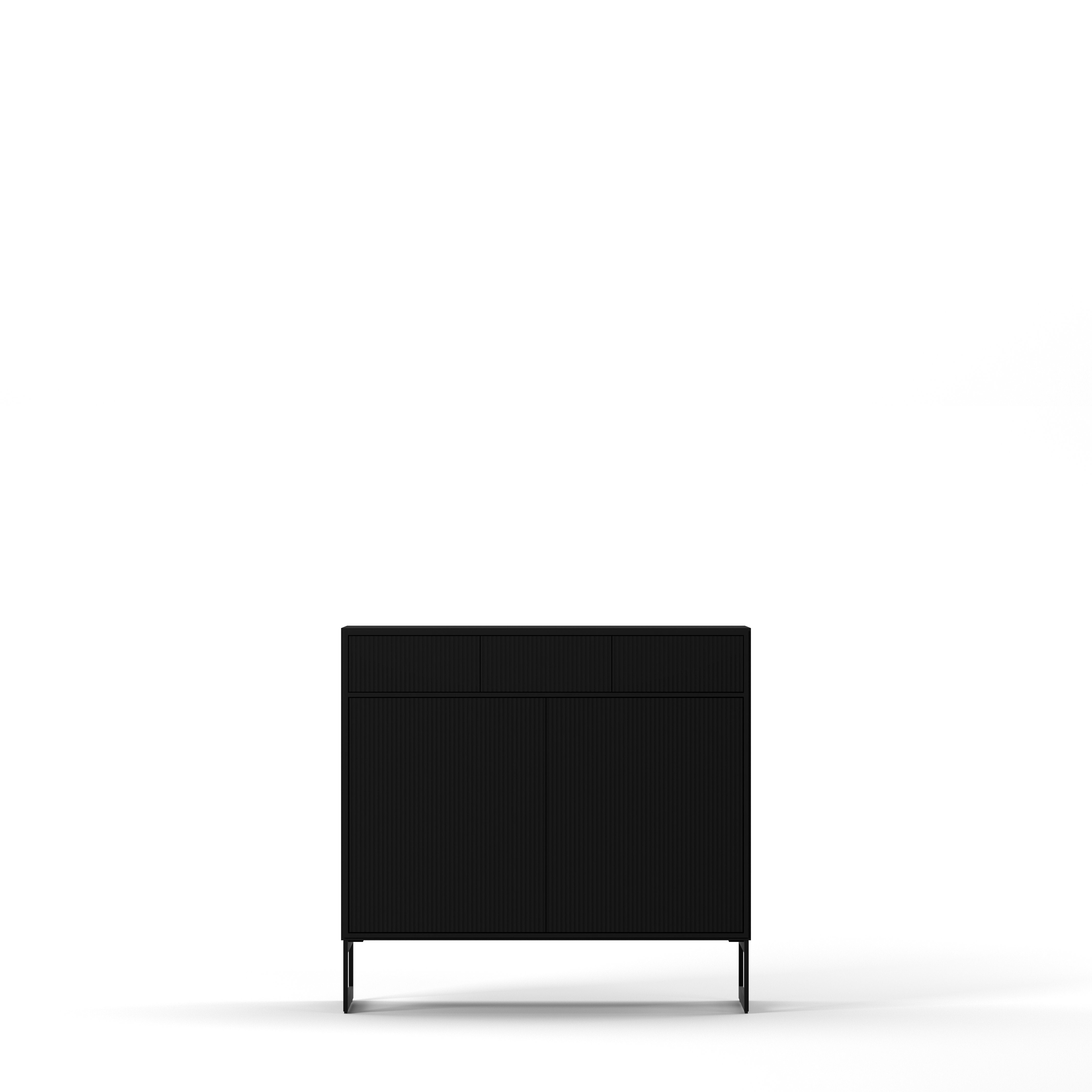 Englesson Skänkar Black Line Skänk 2 Dörrar 6710B #Variant_Black